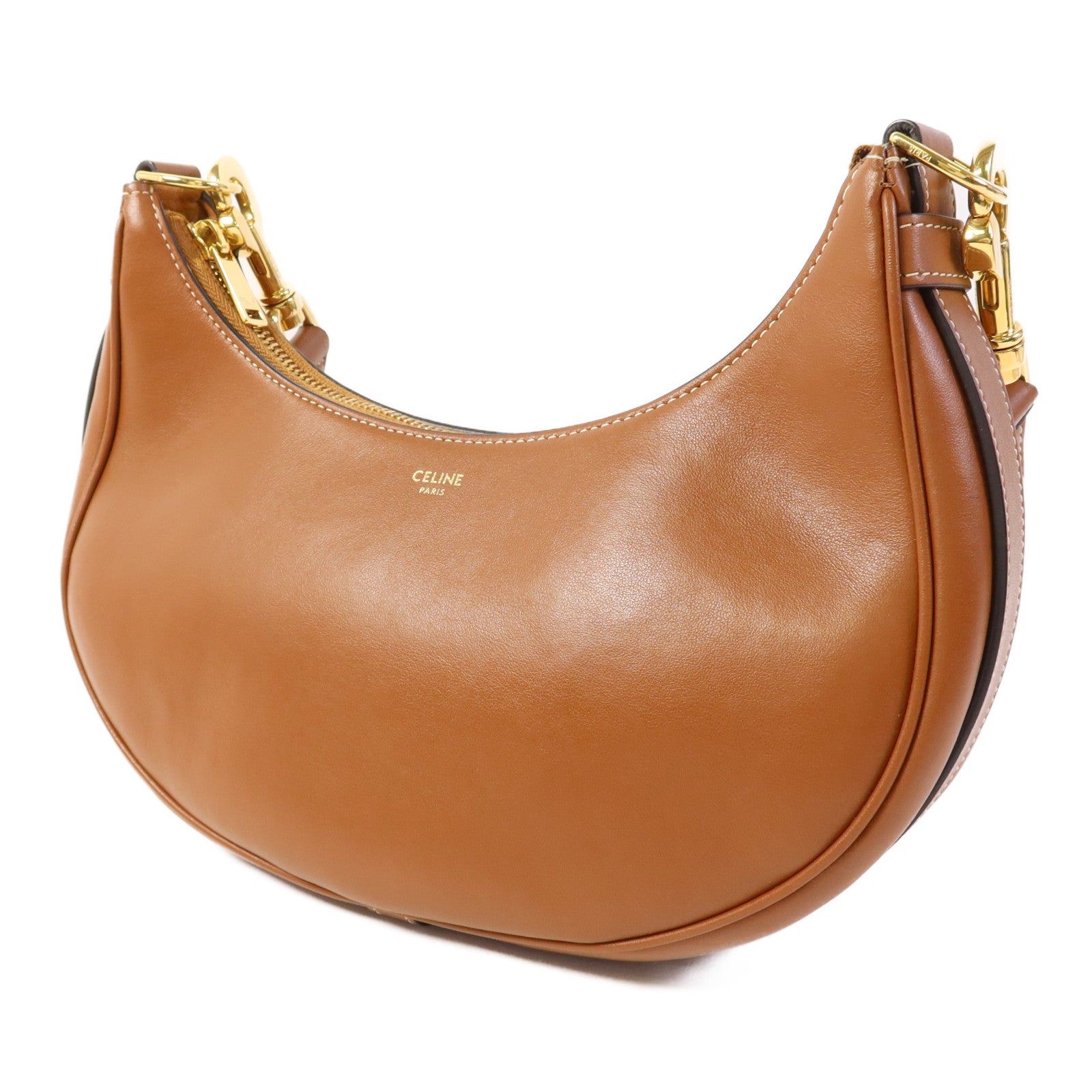 CELINE 牛皮皮革Ava Medium金扣肩背袋