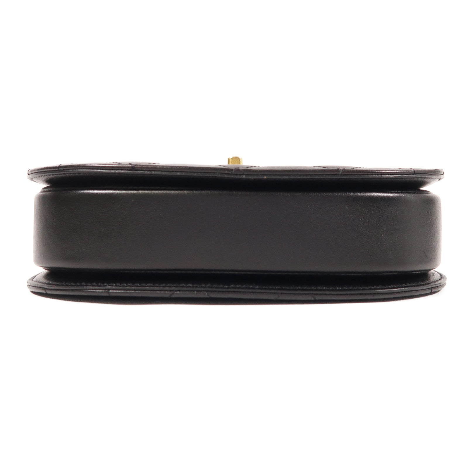 CHANEL 牛皮皮革Chain Shoulder金扣鏈帶肩背袋