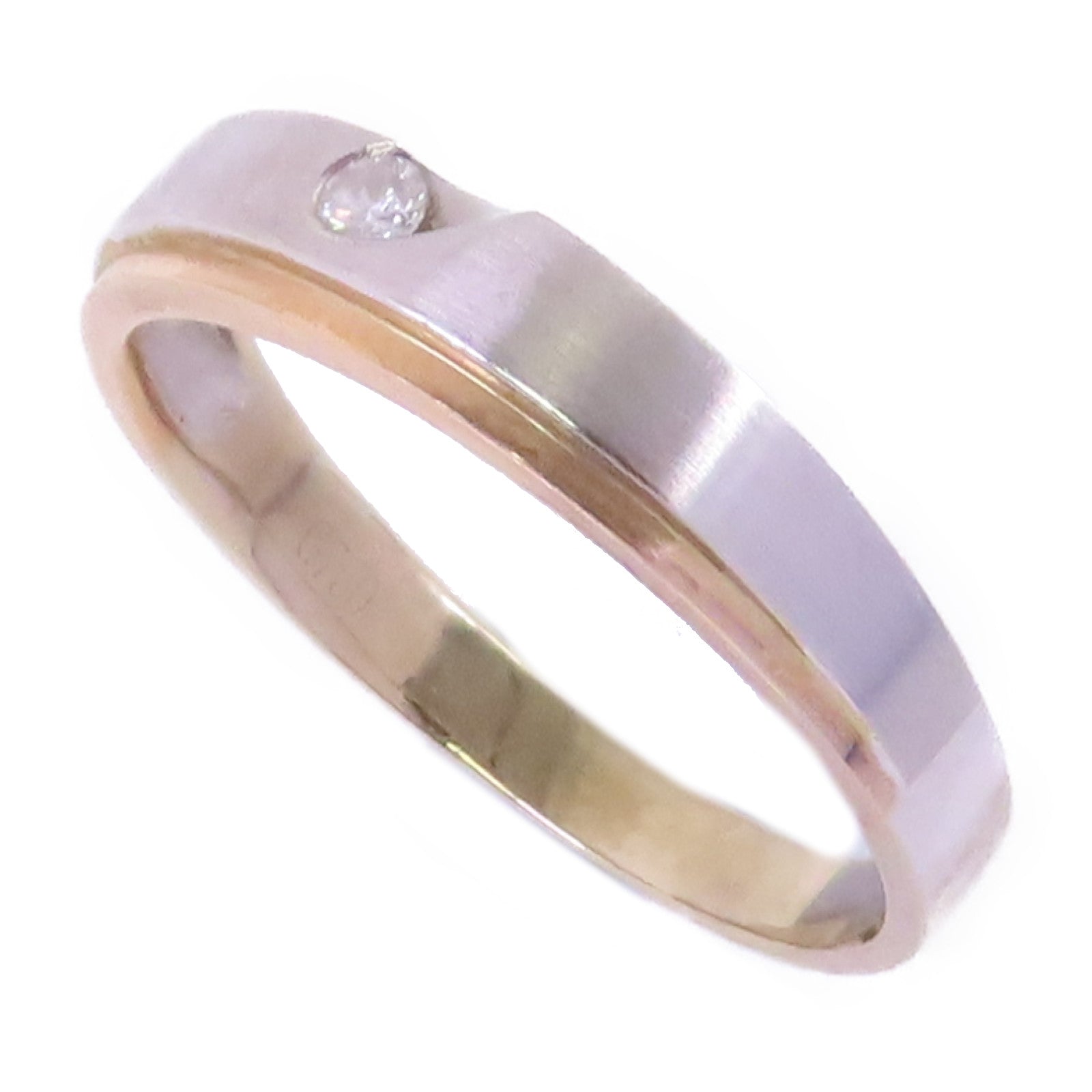JEWELRY 18K白金/玫瑰金/鑽石Diamond Ring戒指US#9.25