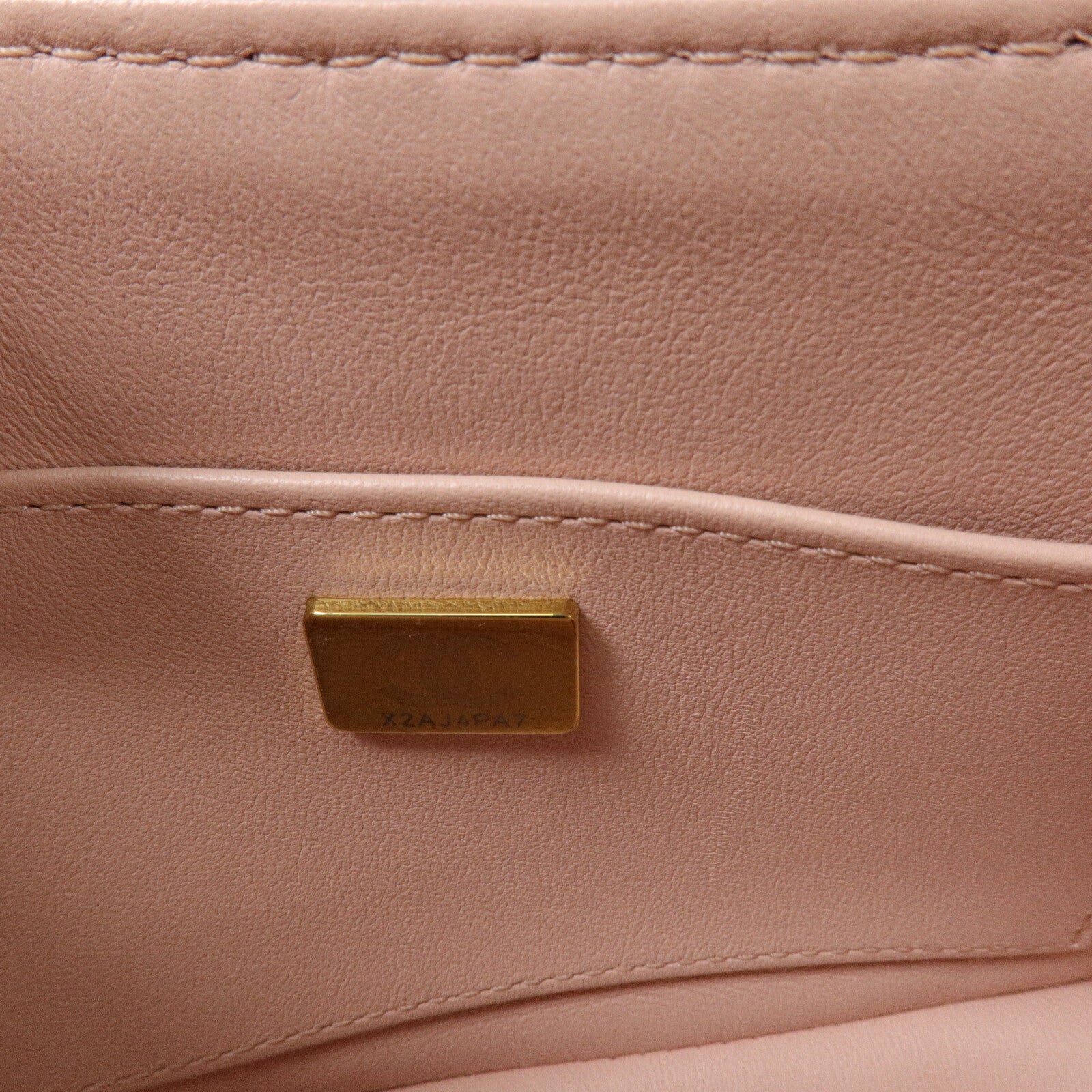CHANEL 羊皮皮革Crush Top Handle鏈帶手挽肩背兩用袋