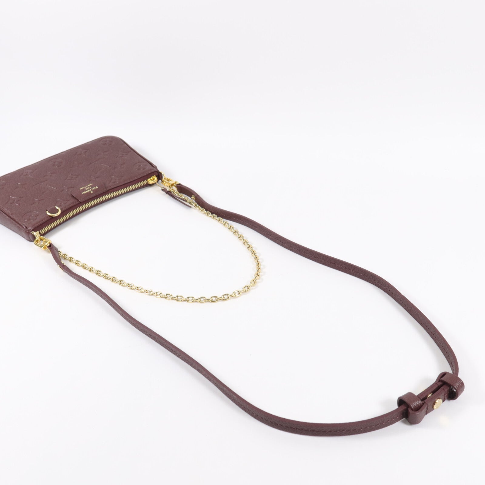 LOUIS VUITTON Monogram Empreinte Easy Pouch On Strap手挽肩背兩用袋