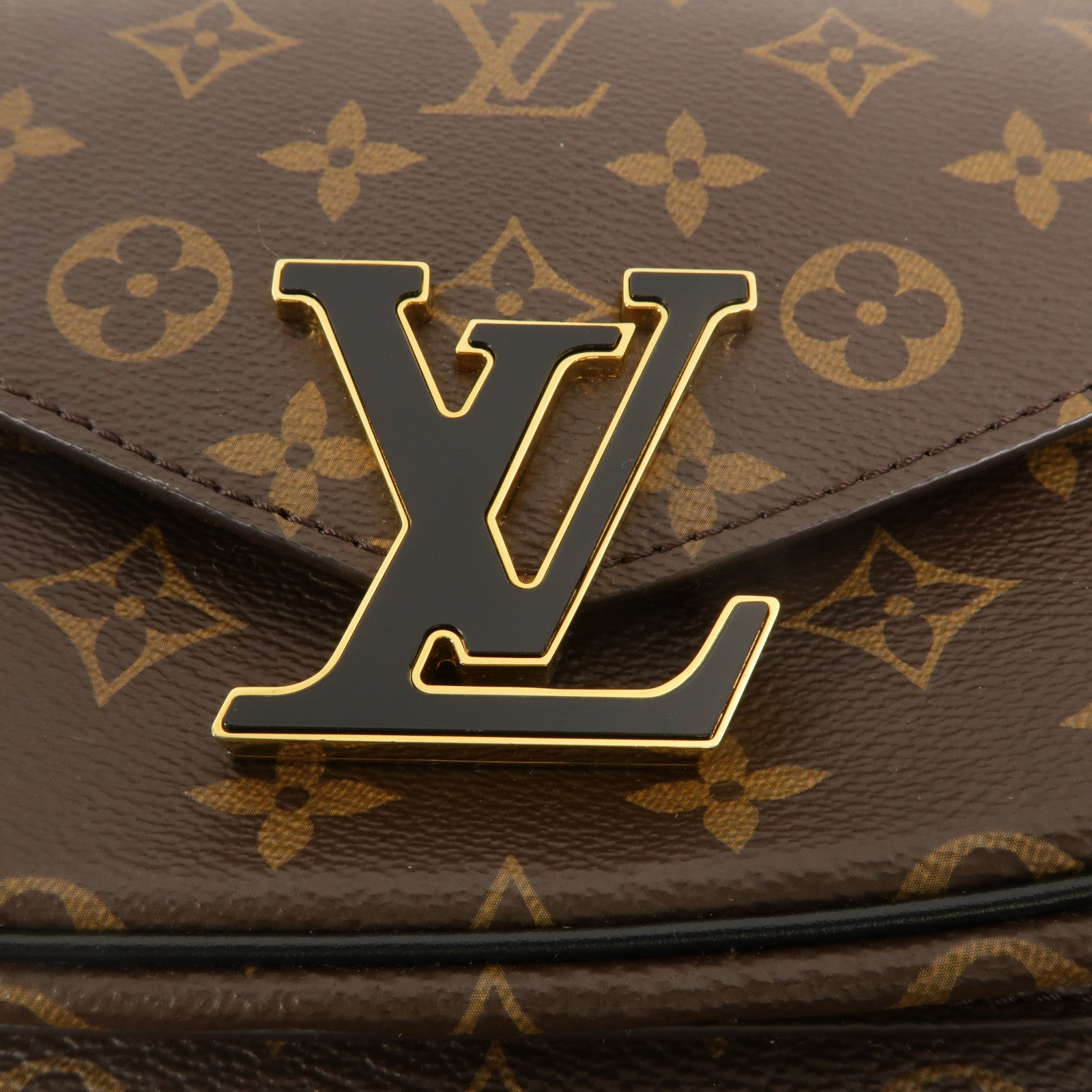 LOUIS VUITTON Monogram Passy鏈帶肩背袋