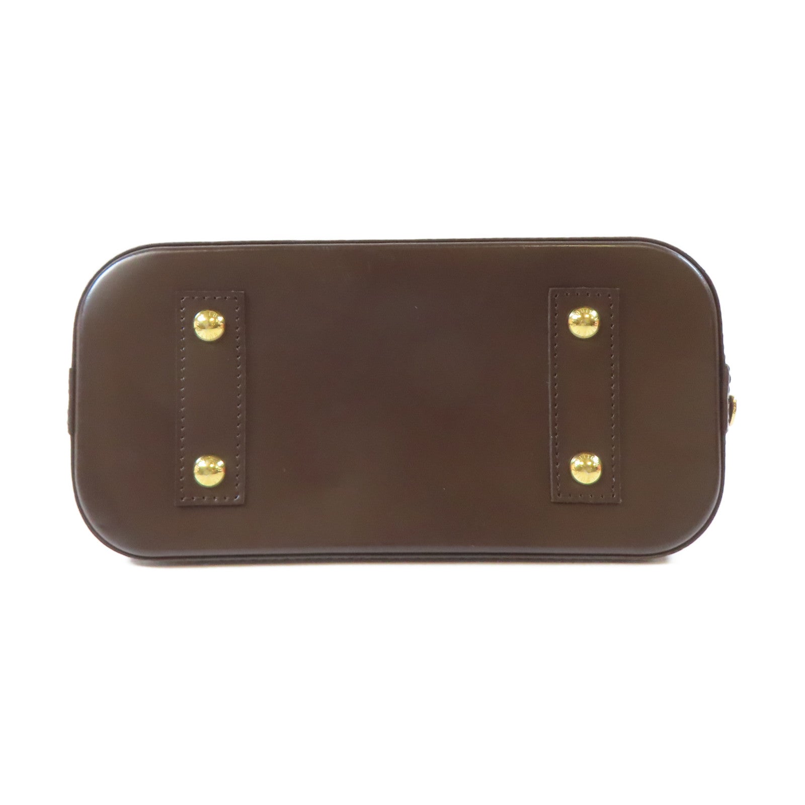 LOUIS VUITTON Damier Alma金扣手挽肩背兩用袋啡色