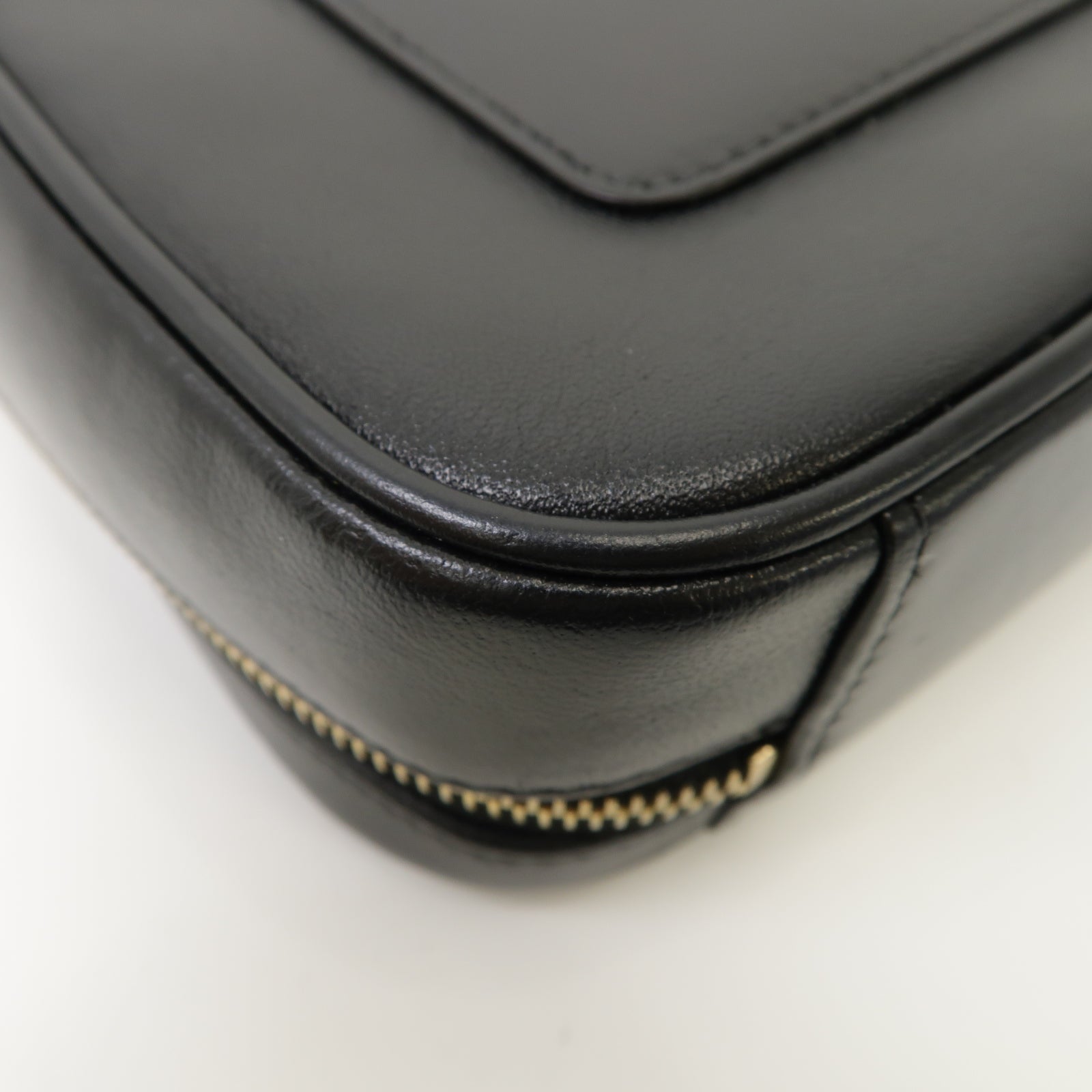 CHANEL 【激減優惠】羊皮皮革Coco Mark Mania Camera Case Chain Shoulder Bag金扣鏈帶肩背袋黑色