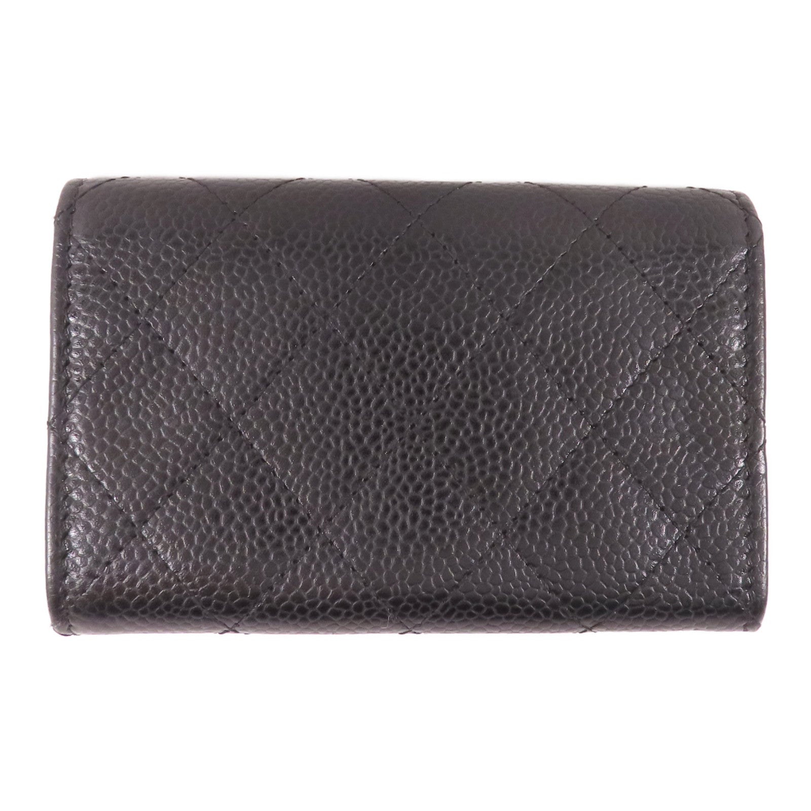 CHANEL 牛皮皮革Card Case金扣卡套
