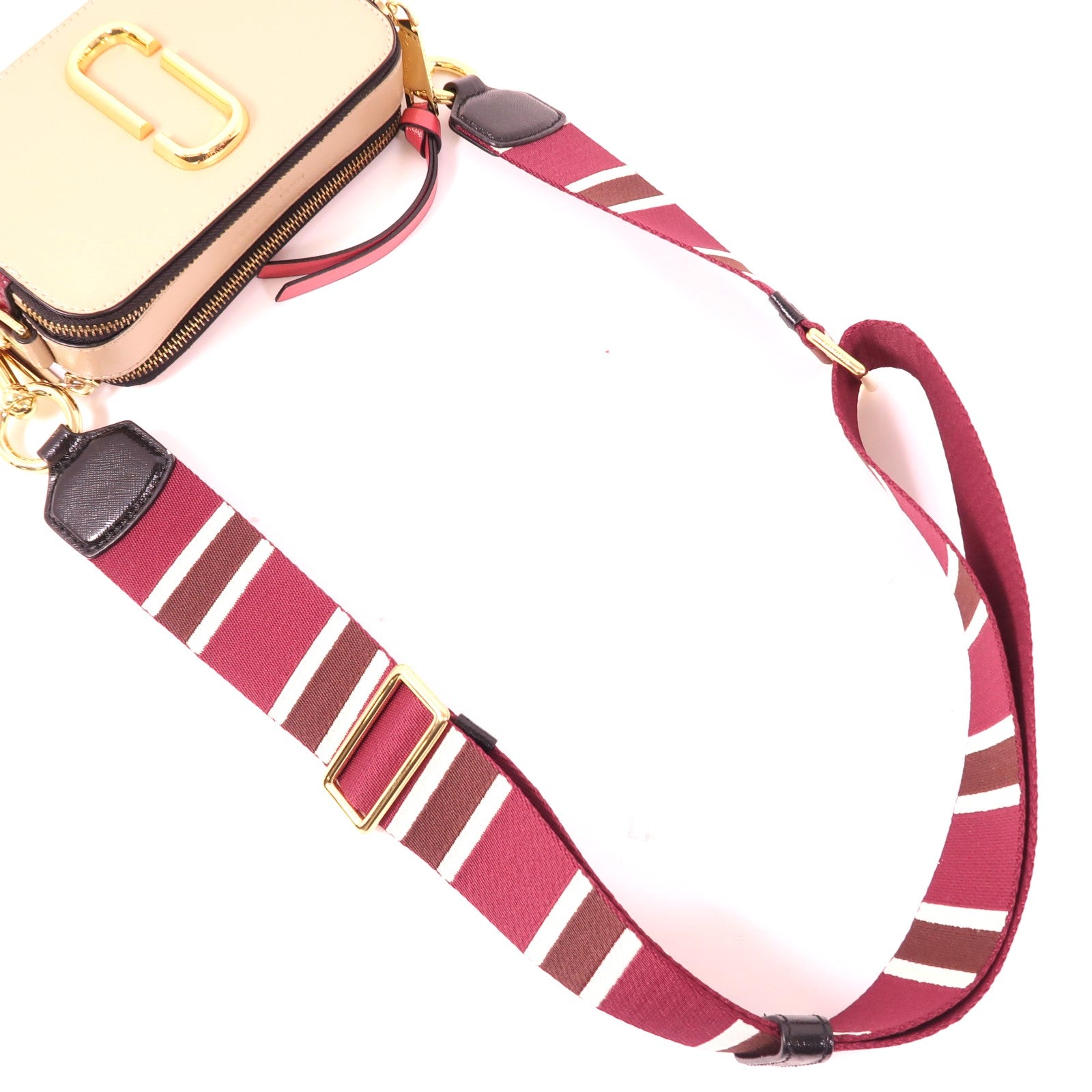 MARC JACOBS 牛皮皮革Shoulder Bag金扣肩背袋