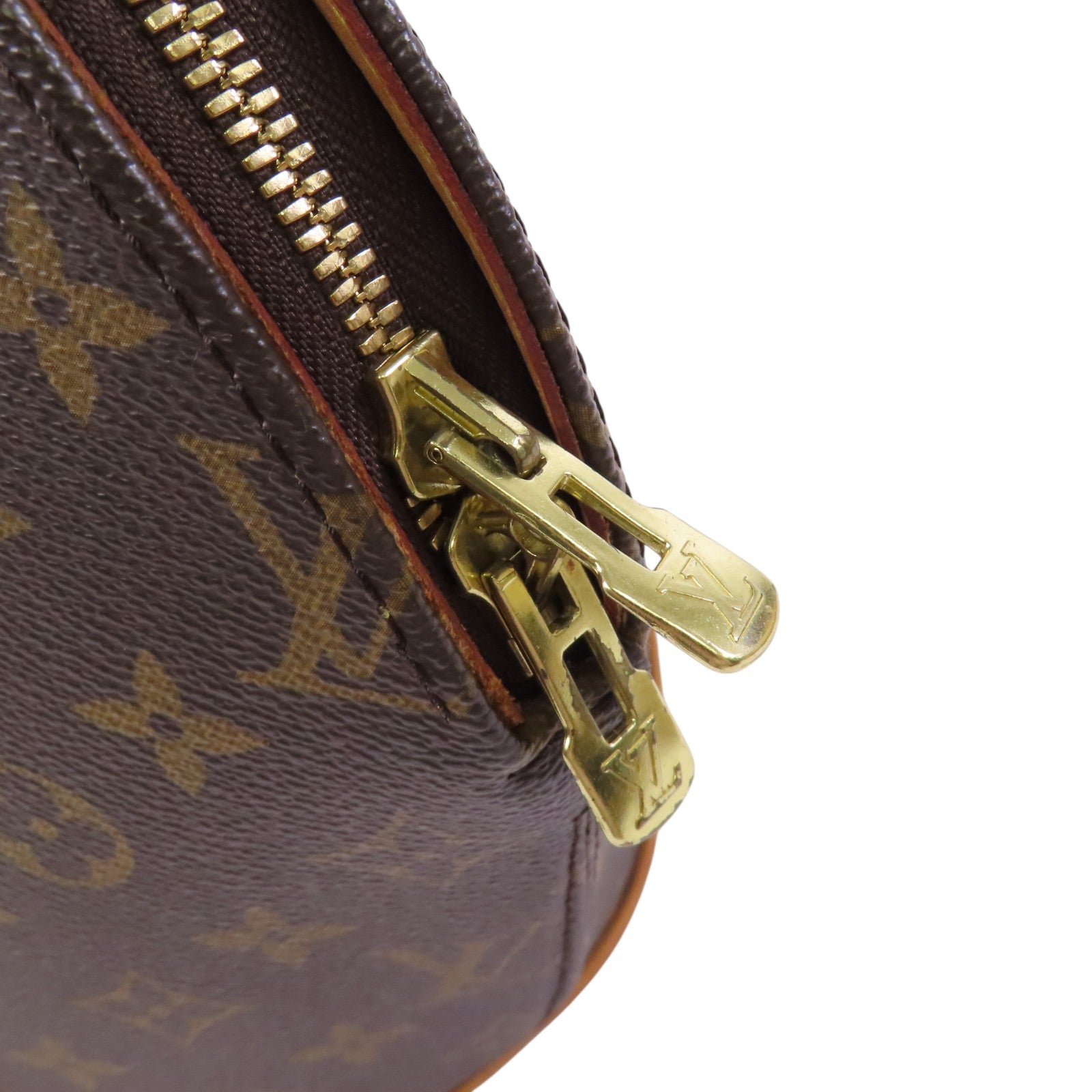 LOUIS VUITTON Monogram Elipse MM金扣手挽袋