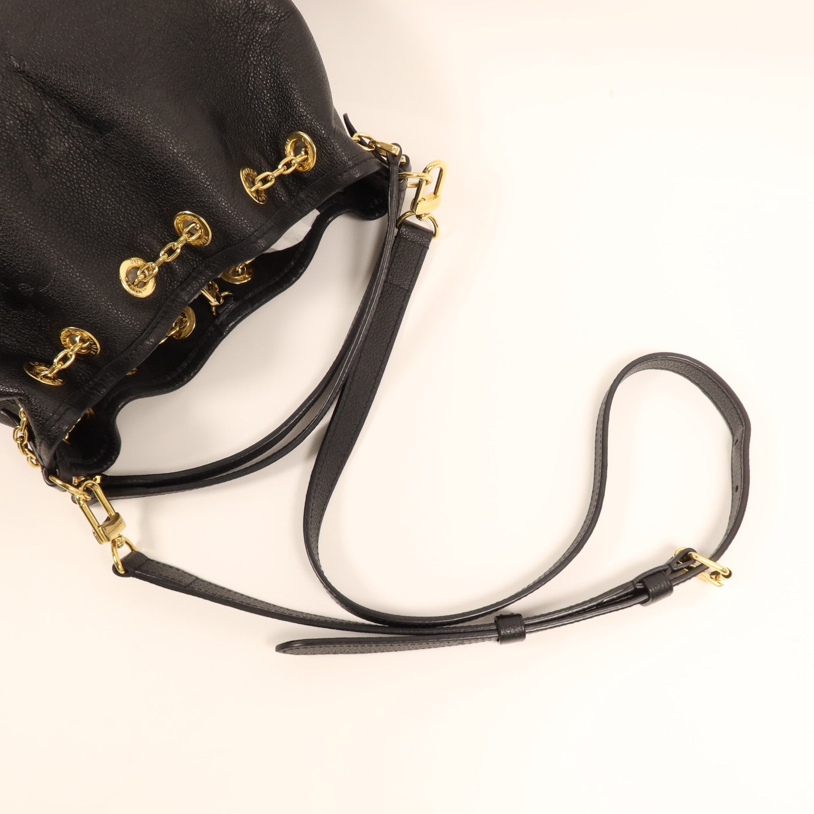 LOUIS VUITTON Monogram Empreinte Bundle金扣手挽肩背兩用袋