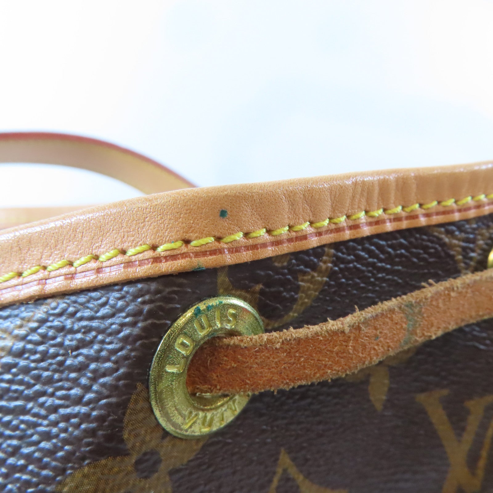 LOUIS VUITTON 【激減優惠】Monogram Noe GM金扣肩背袋啡色