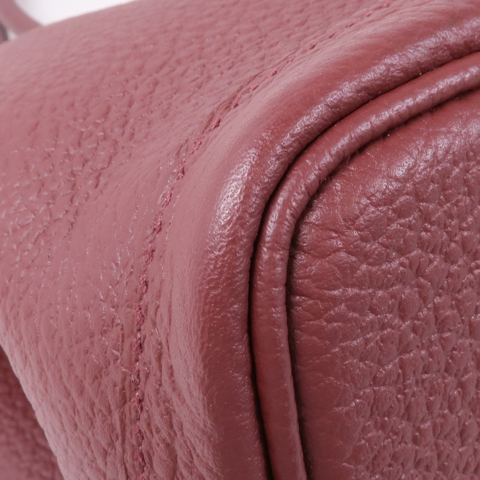 HERMES Negonda皮革Garden Party PM銀扣手挽袋Bordeaux