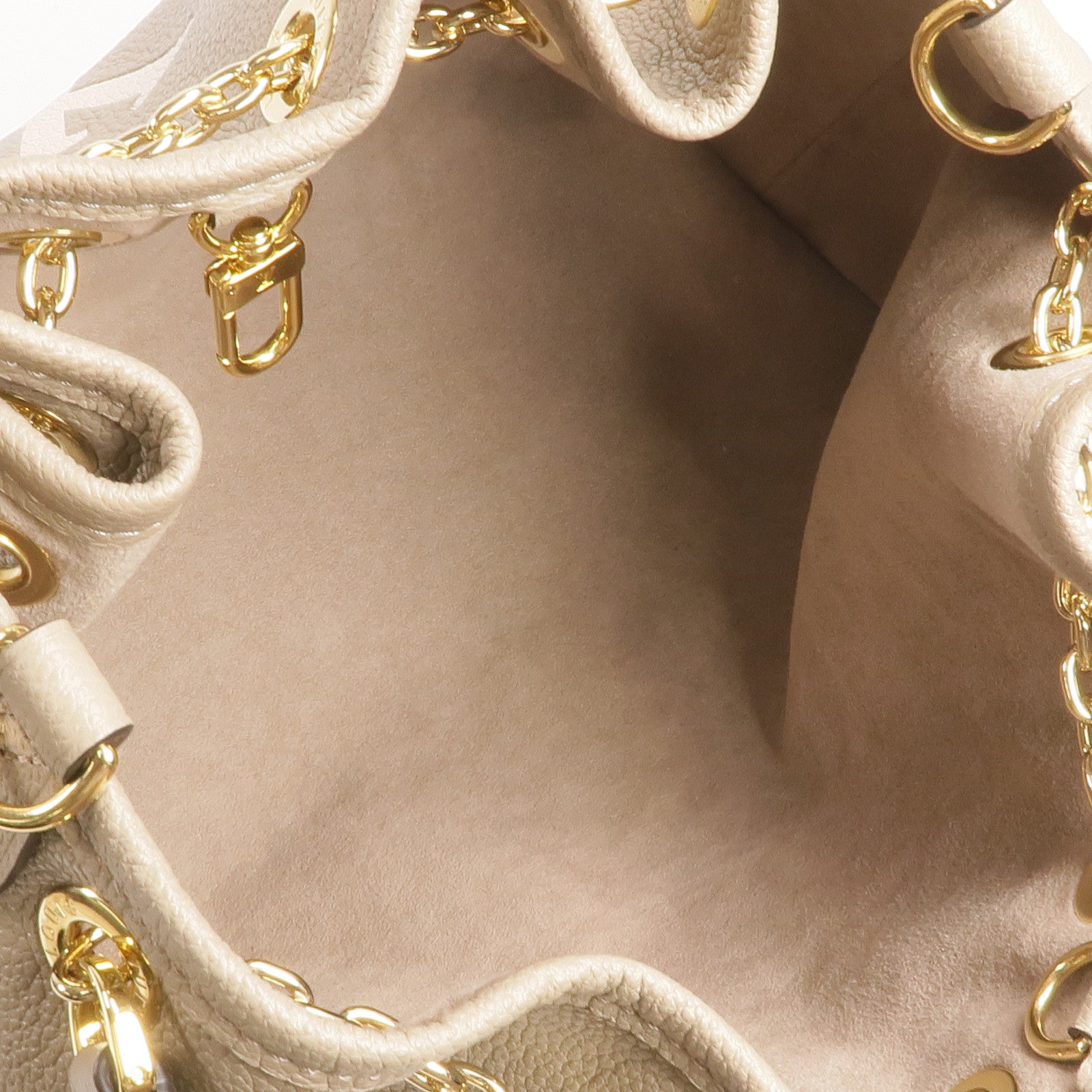 LOUIS VUITTON Monogram Empreinte金扣鏈帶手挽肩背兩用袋