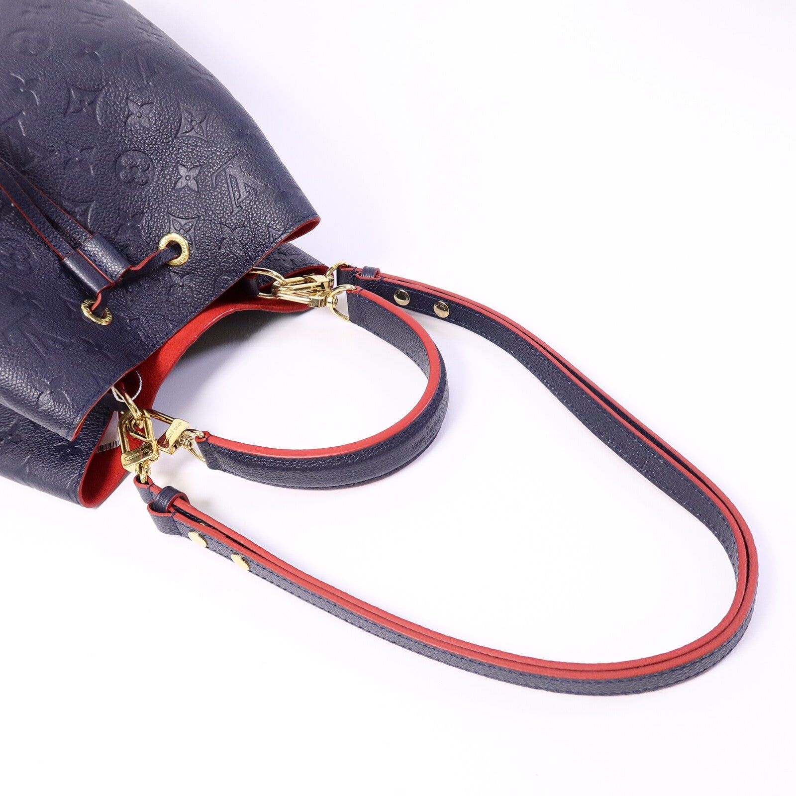 LOUIS VUITTON Monogram Empreinte Neo Noe MM手挽肩背兩用袋