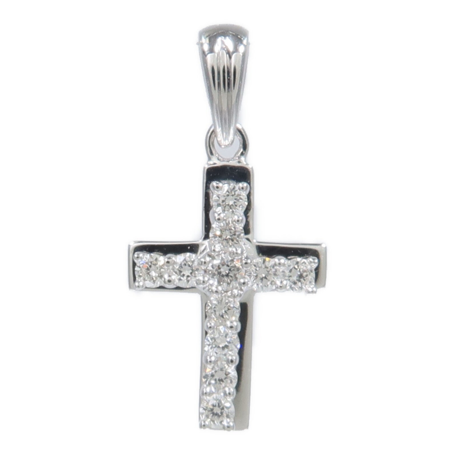 JEWELRY 18K白金Diamond Pendant鑽石吊墜
