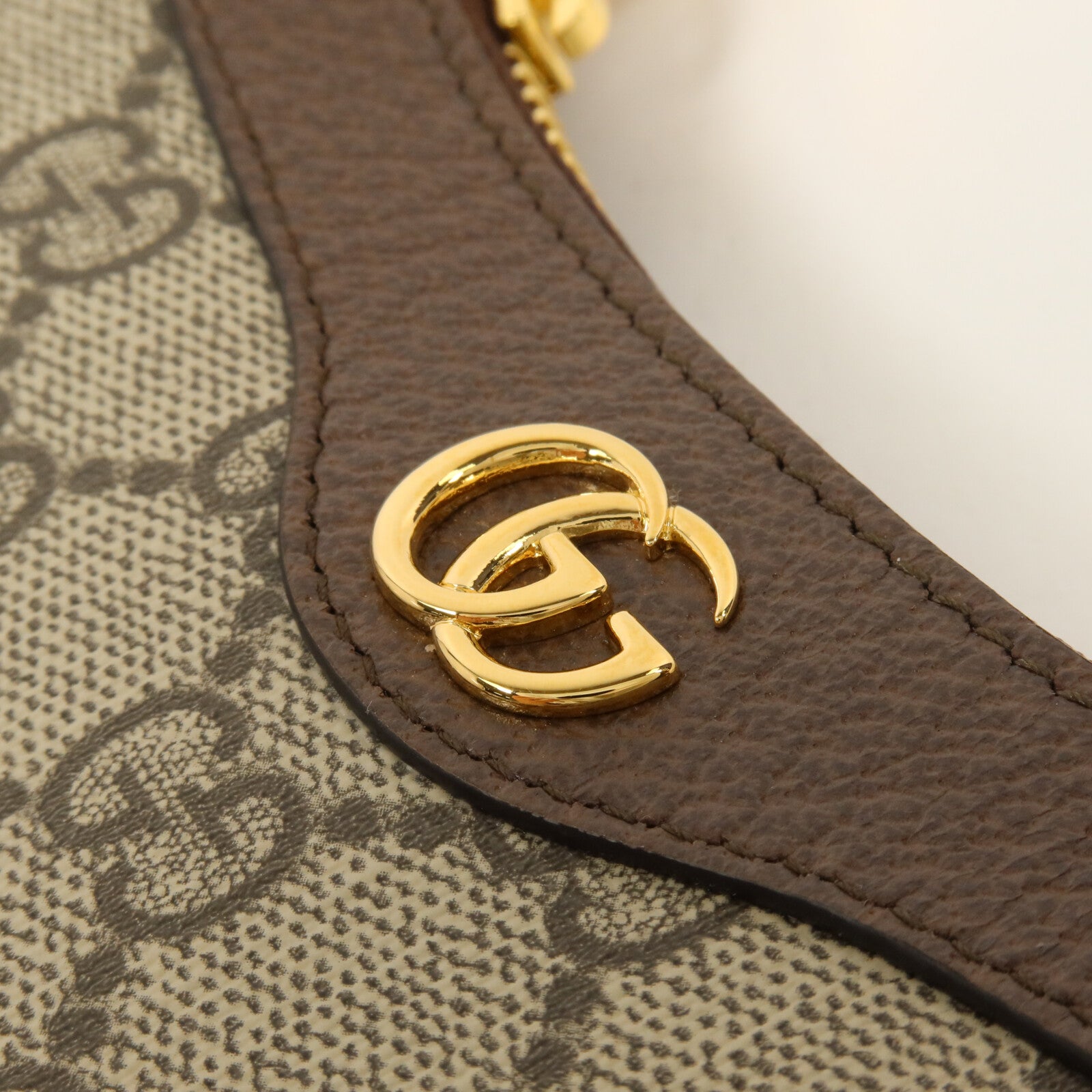GUCCI 塗層帆布Ophidia GG Mini Bag鏈帶手挽袋