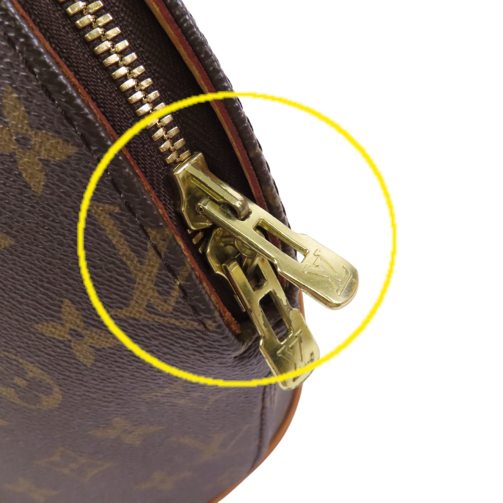 LOUIS VUITTON Monogram Elipse MM金扣手挽袋