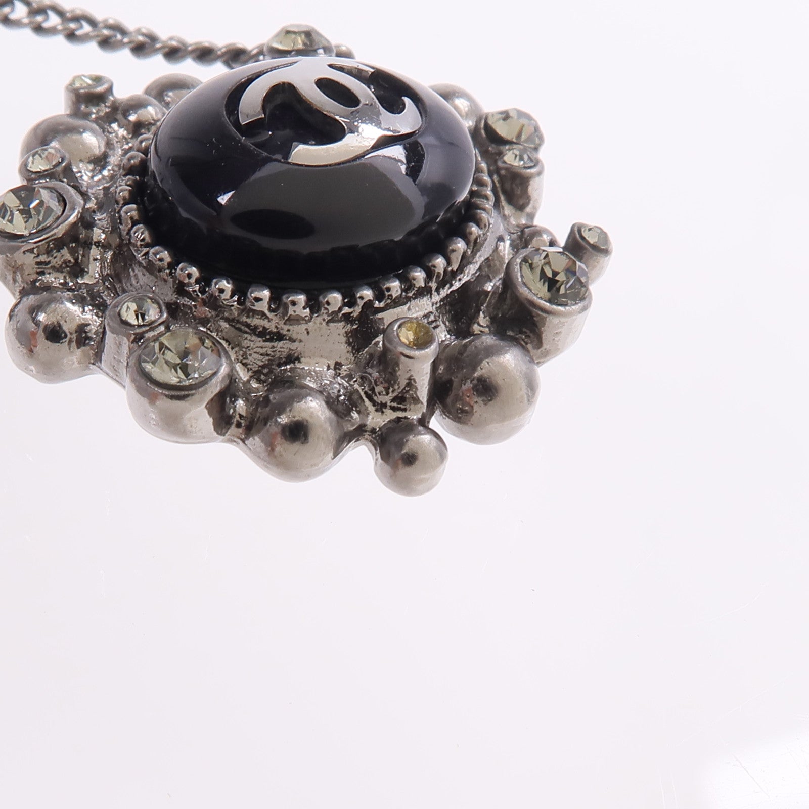 CHANEL 金屬Black Stone Necklace項鍊