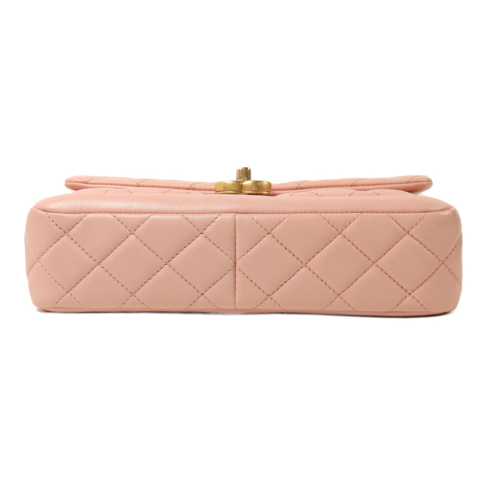 CHANEL 羊皮皮革Chain Flap Bag鏈帶肩背袋