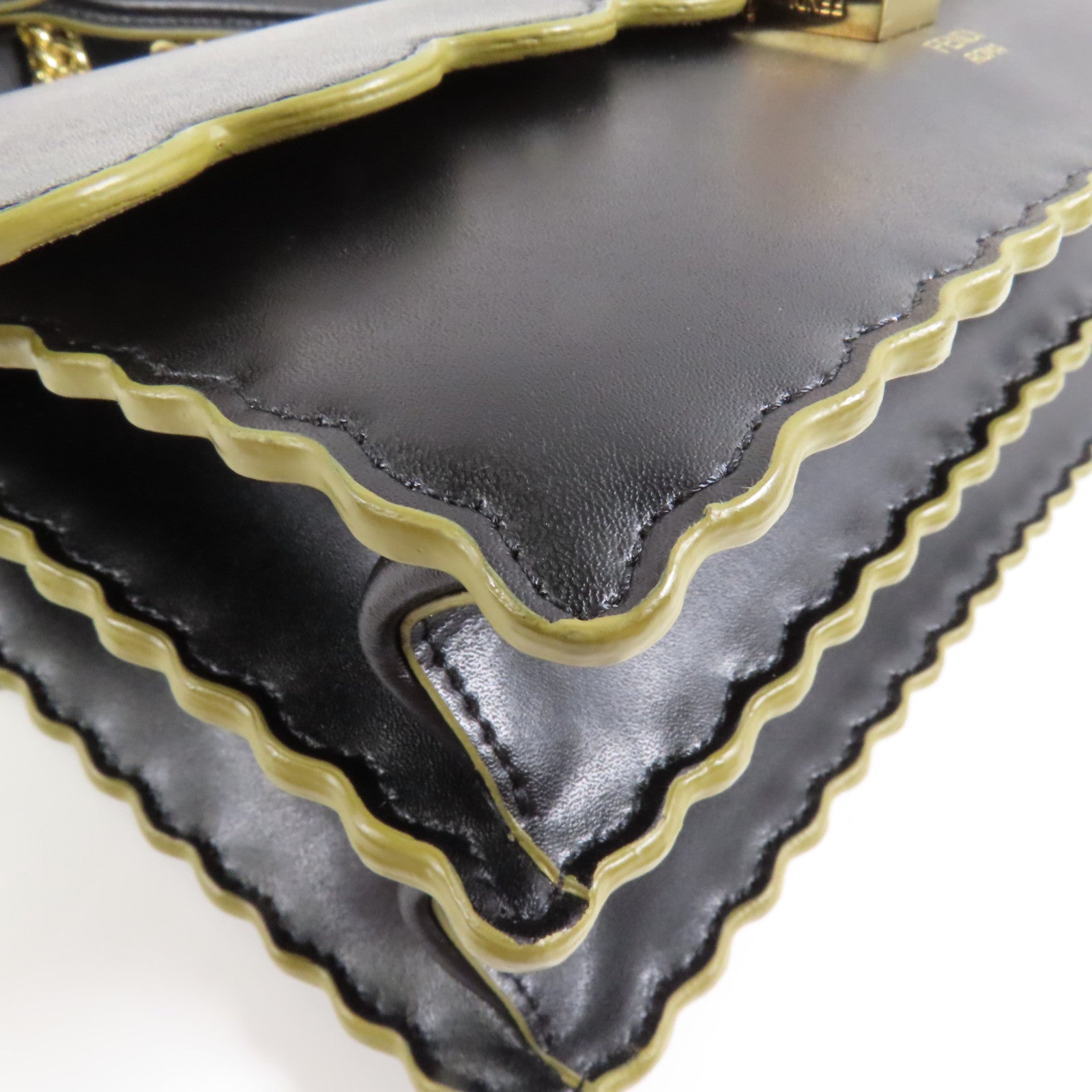 FENDI 【激減優惠】牛皮皮革Kan I金扣手挽肩背兩用袋