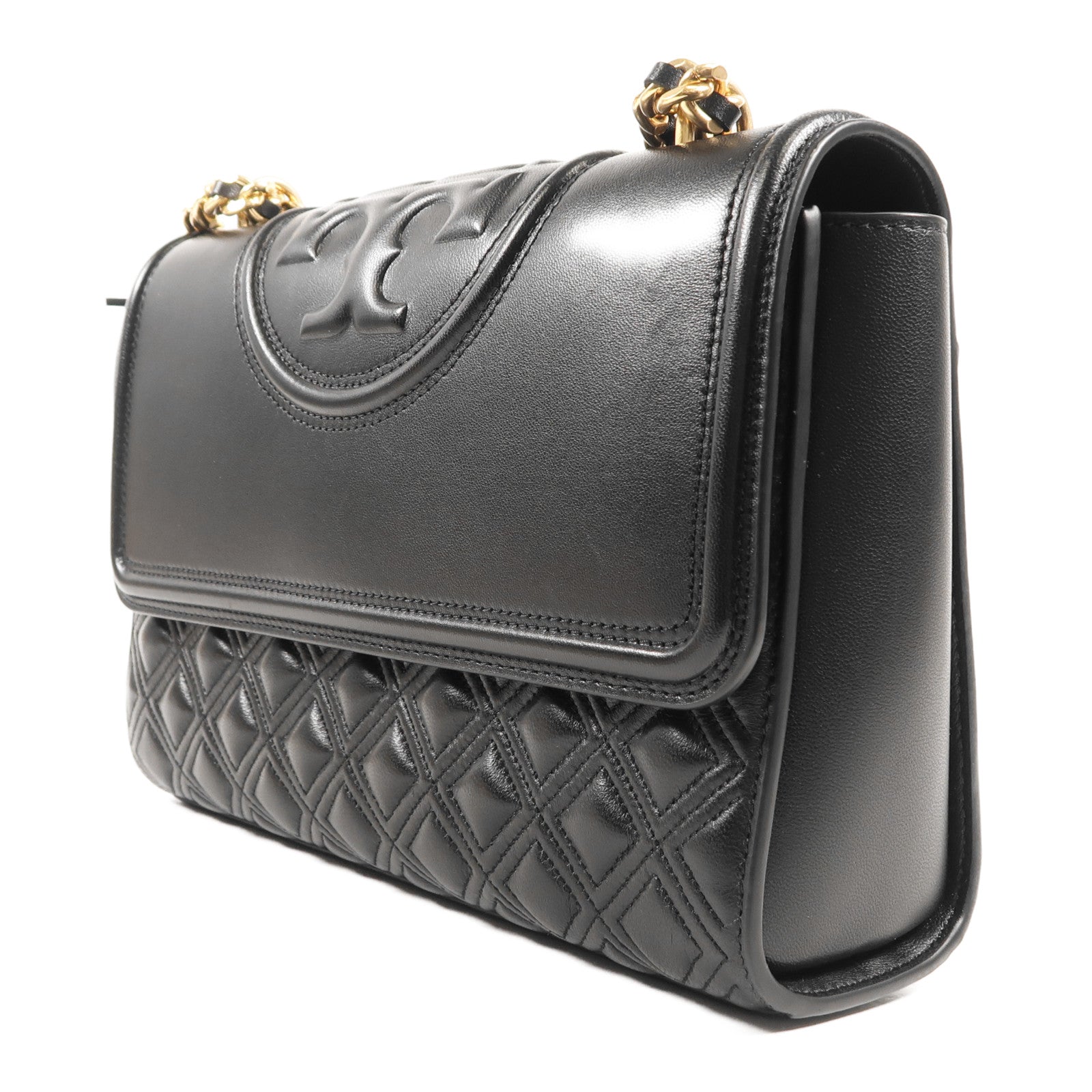 Tory Burch 牛皮皮革Shoulder Bag金扣鏈帶肩背袋
