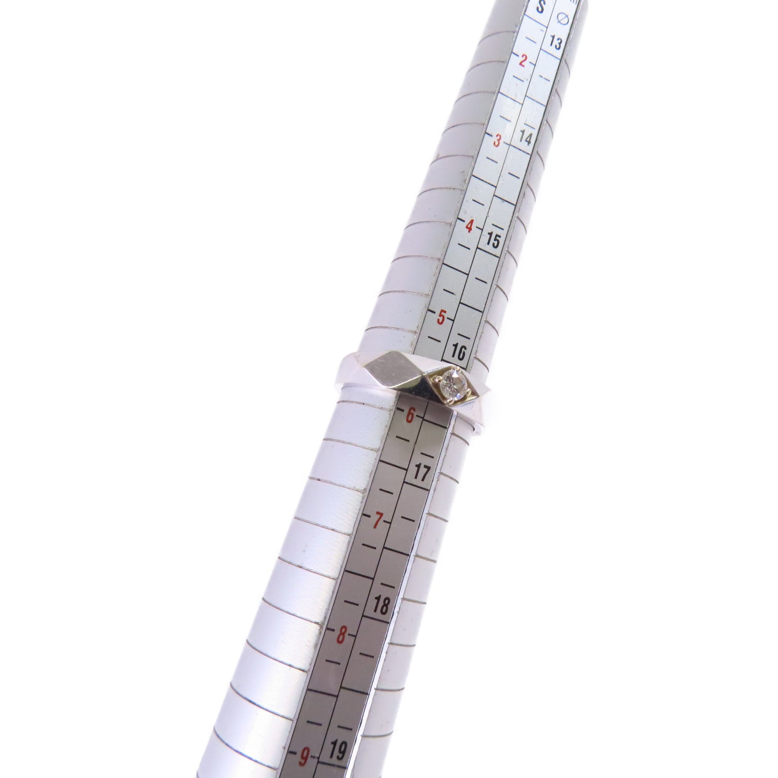 JEWELRY 18K白金/鑽石Diamond Ring戒指US#5.75