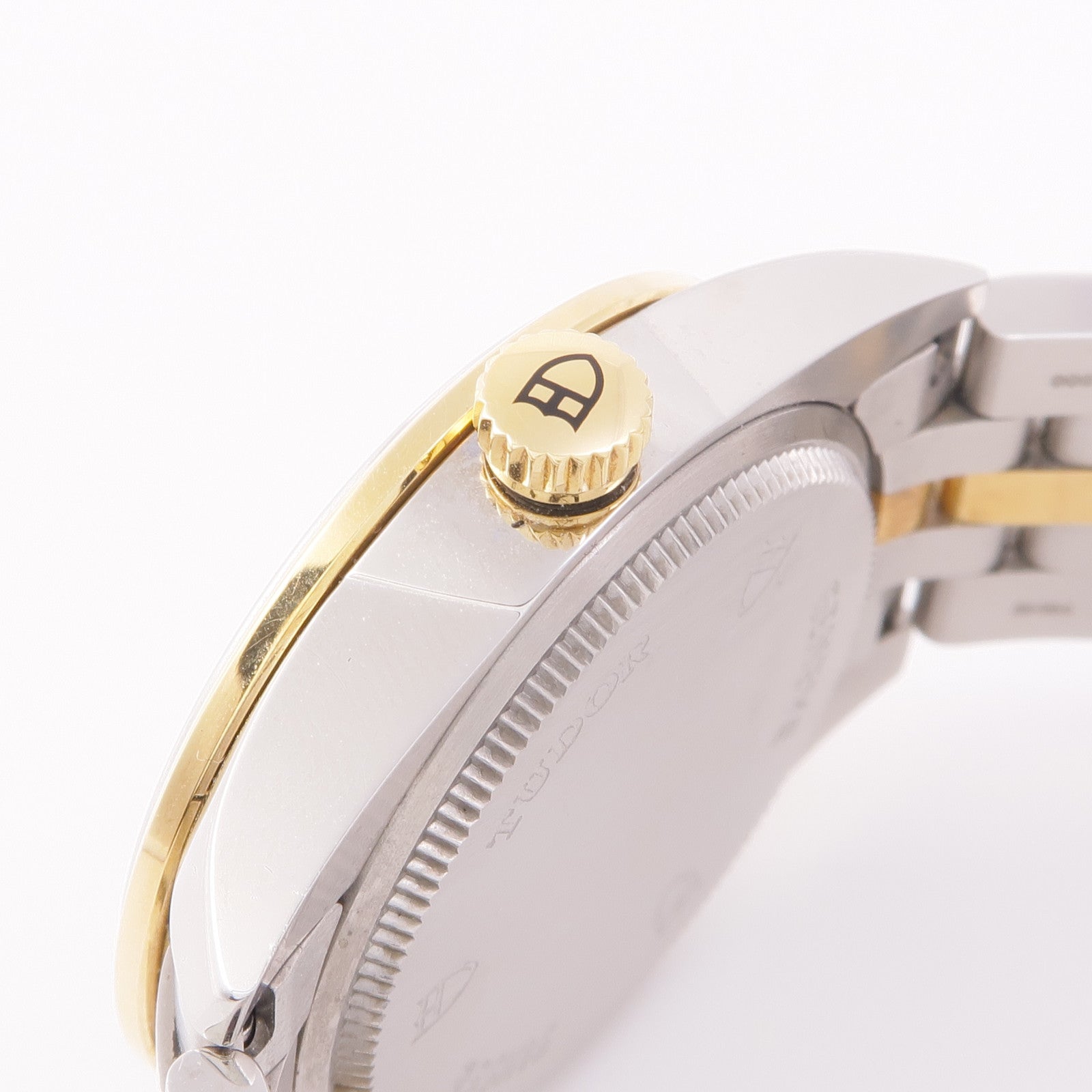 TUDOR Glamour Date 53003 Automatic Watch 18K Yellow Gold/Stainless Steel Gold