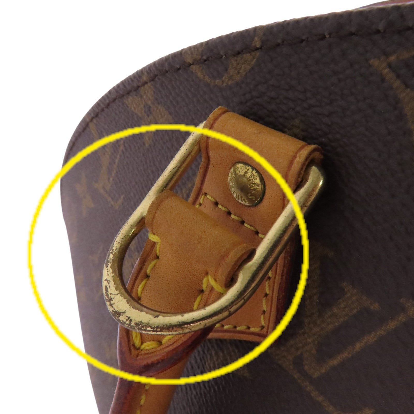 LOUIS VUITTON Monogram Elipse MM金扣手挽袋