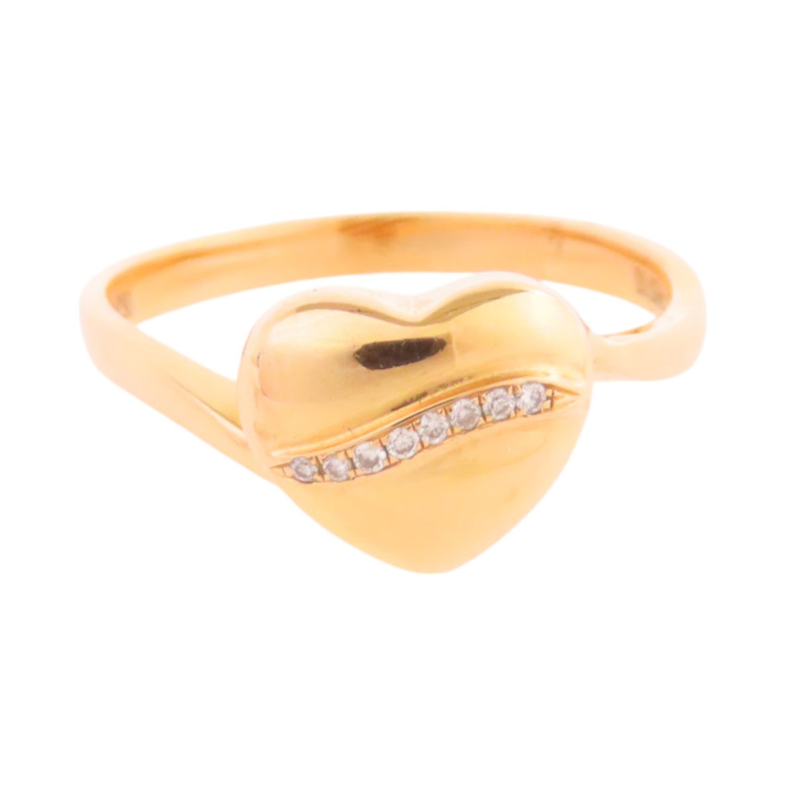 JEWELRY 18K玫瑰金/鑽石Diamond Ring戒指US#5.5