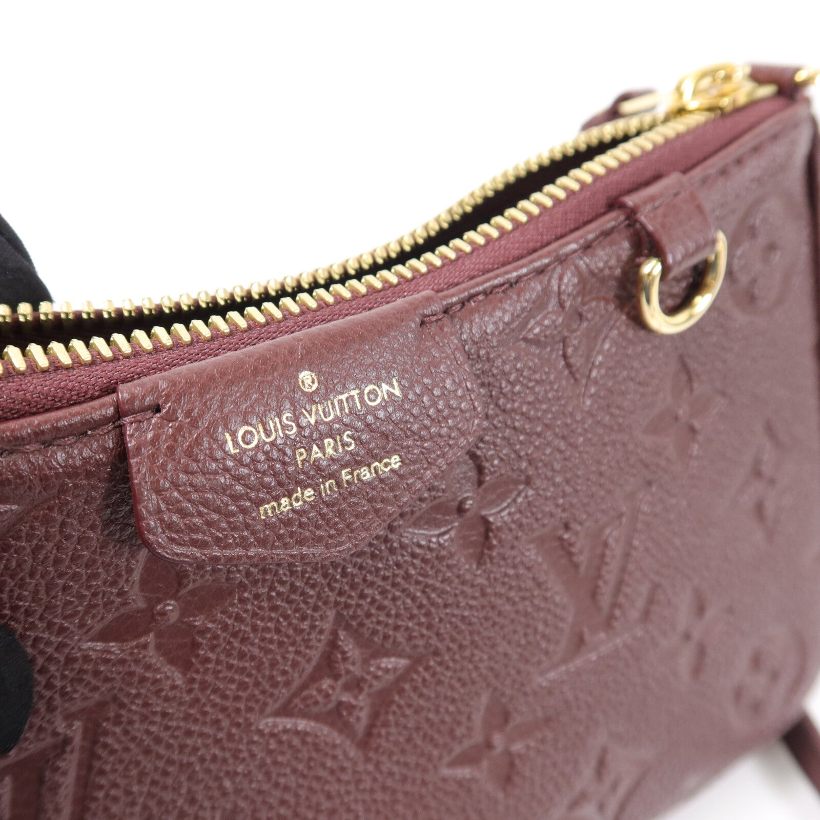 LOUIS VUITTON Monogram Empreinte Easy Pouch On Strap手挽肩背兩用袋