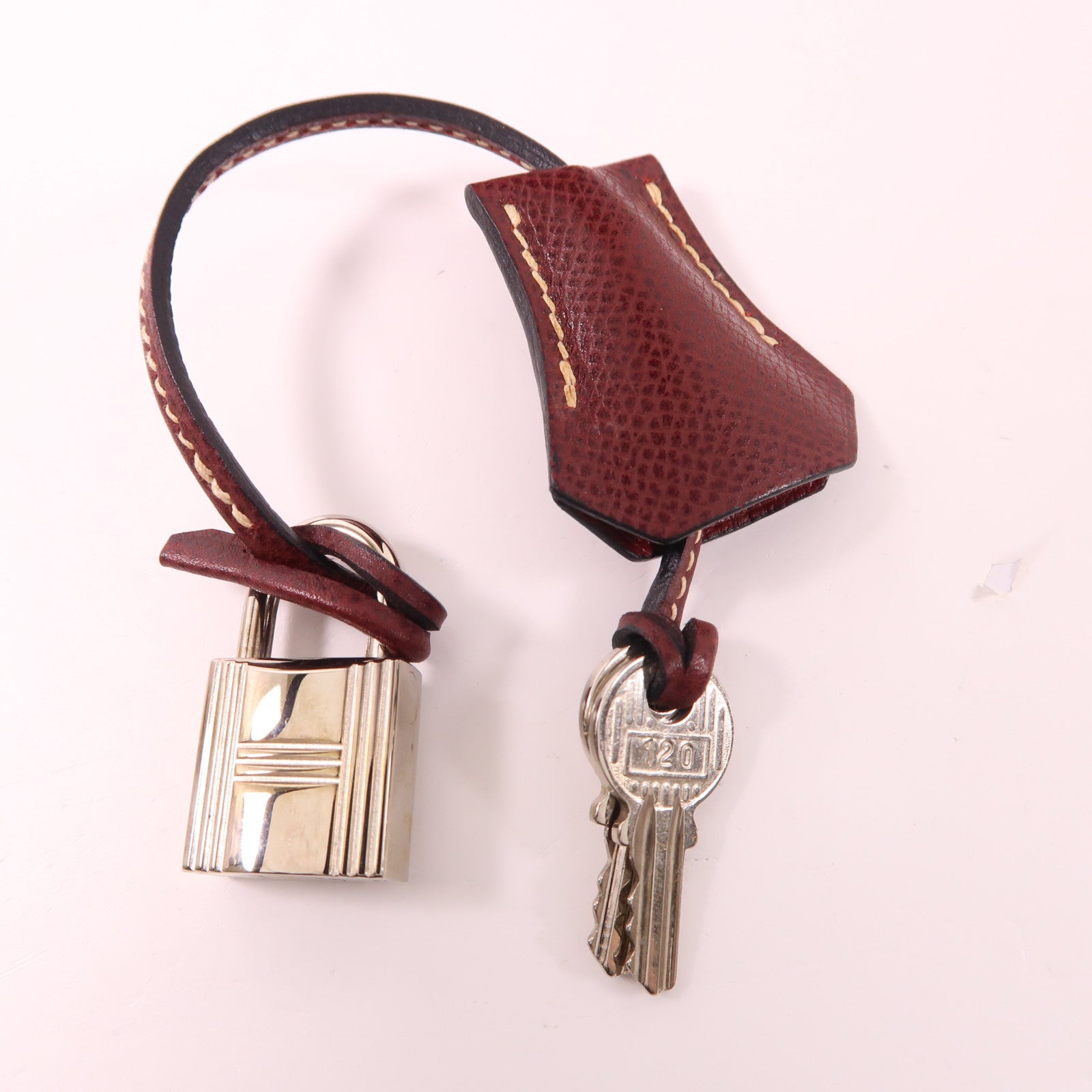 HERMES Epsom皮革Kelly 28銀扣手挽肩背兩用袋Vermillon