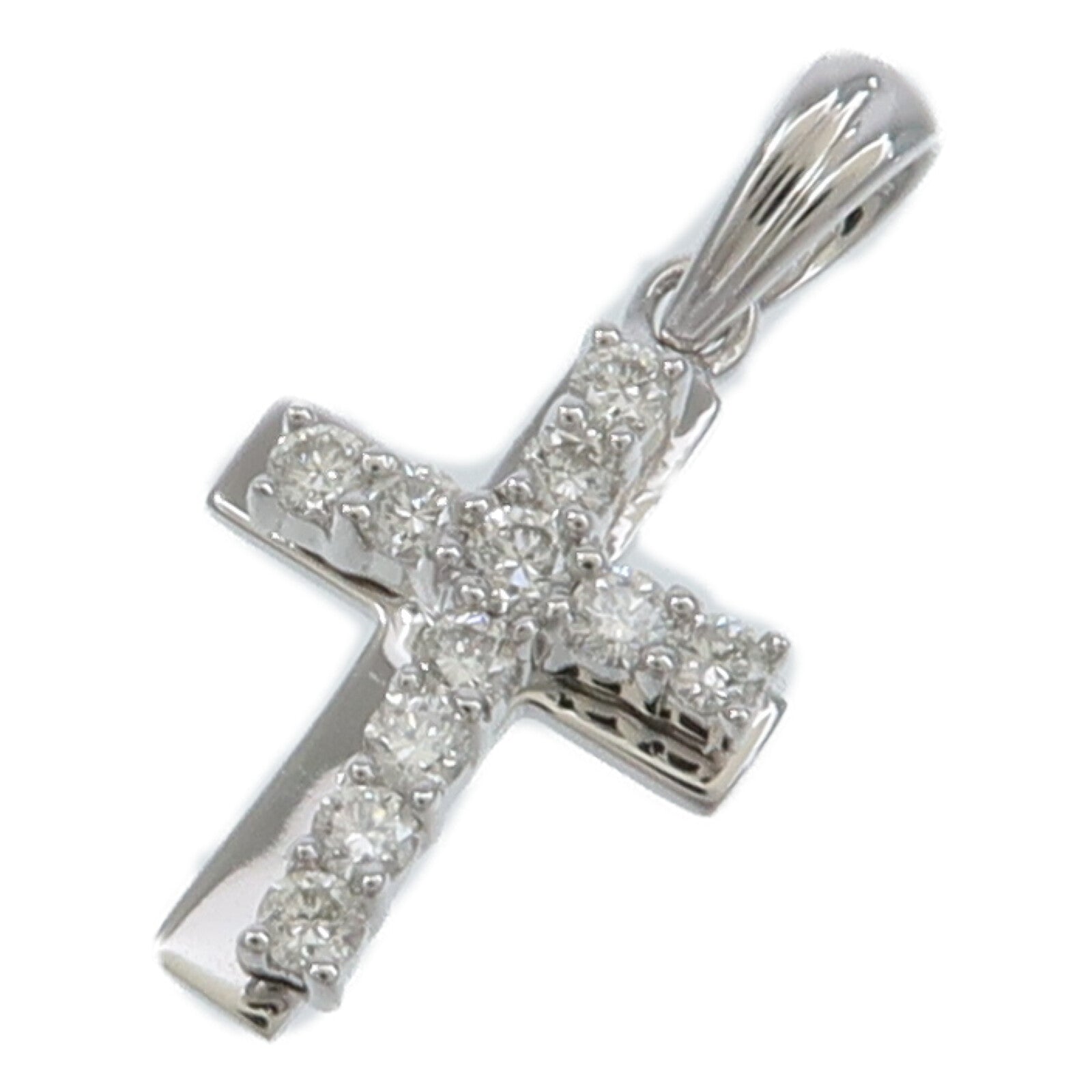 JEWELRY 18K白金Diamond Pendant鑽石吊墜