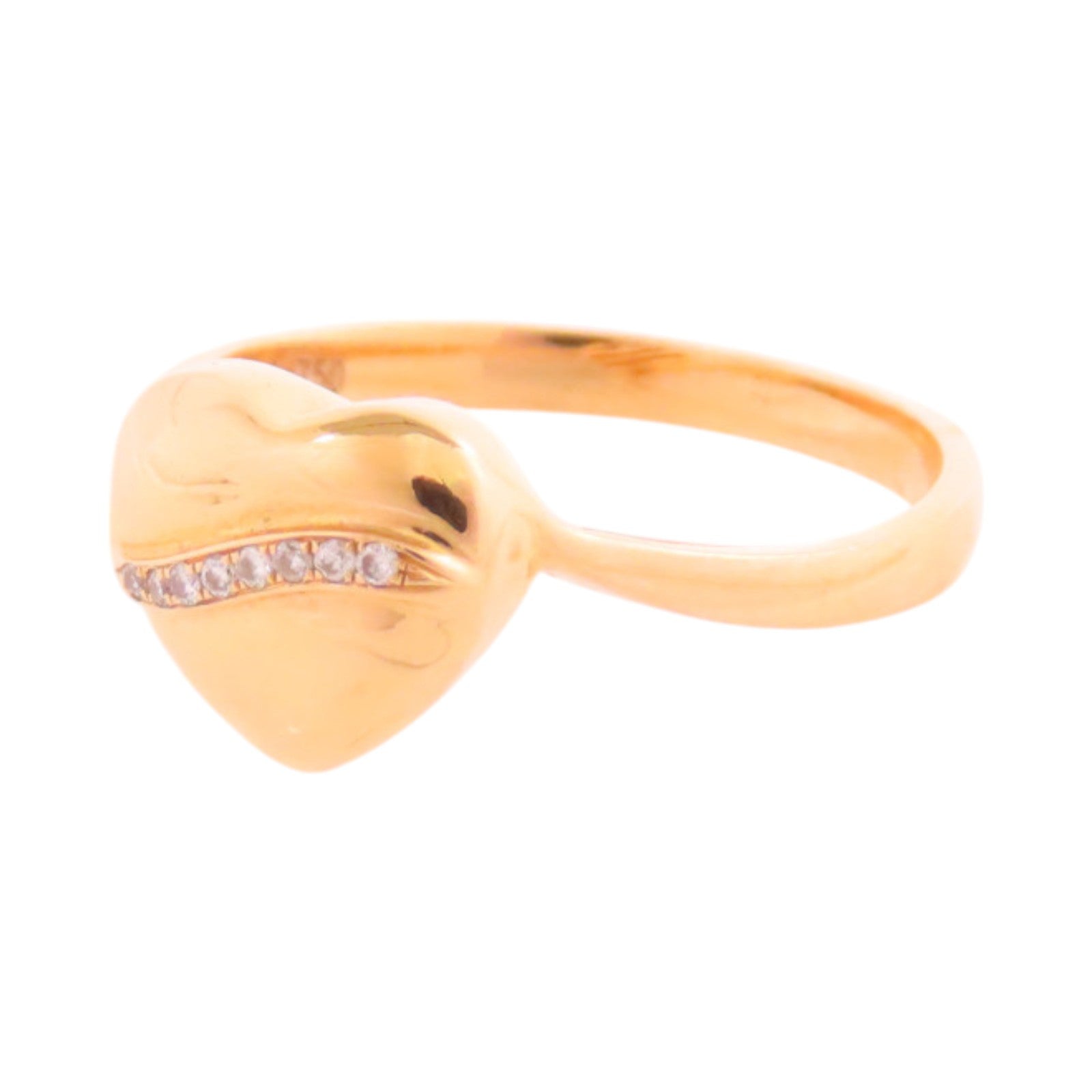 JEWELRY 18K玫瑰金/鑽石Diamond Ring戒指US#5.5