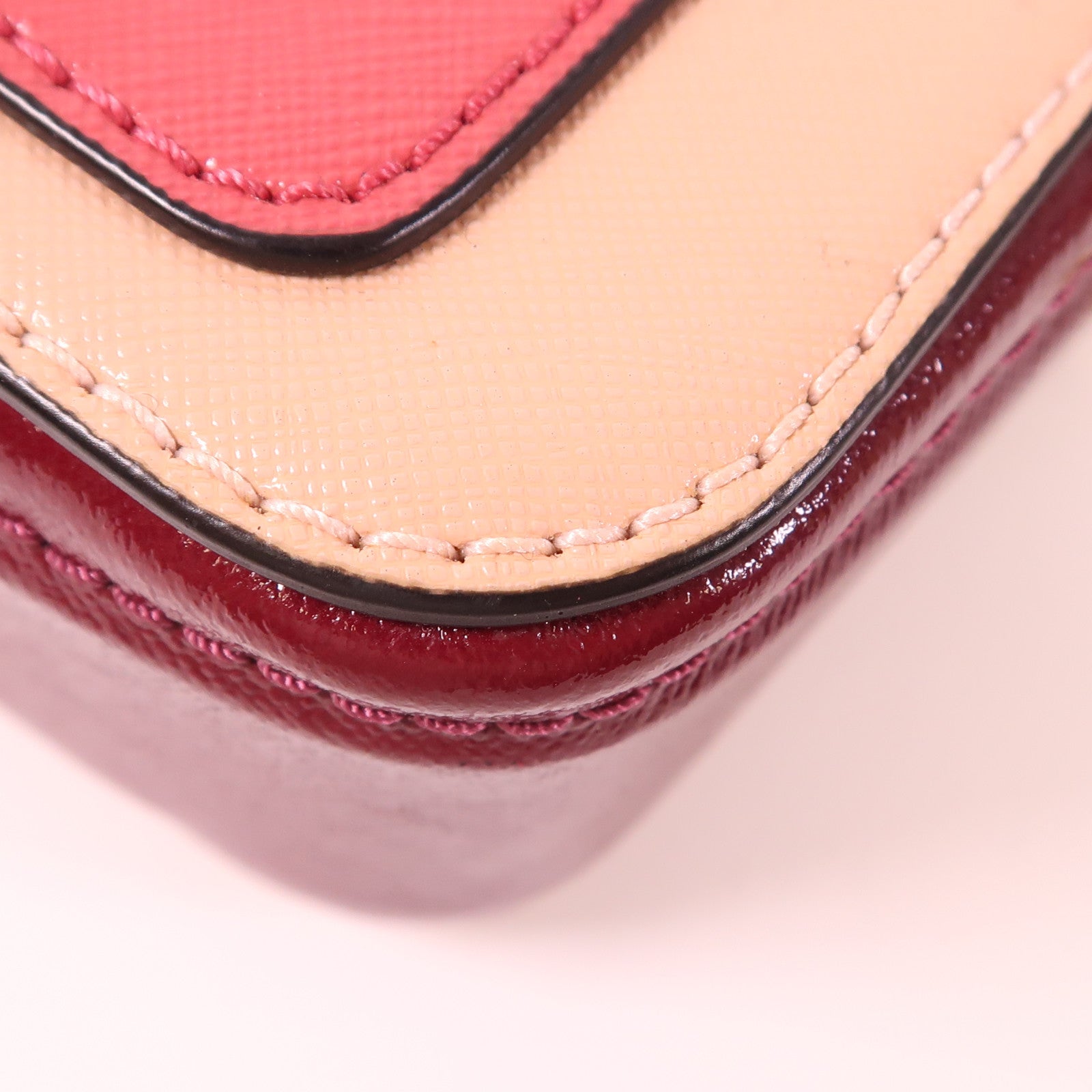 MARC JACOBS 牛皮皮革Shoulder Bag金扣肩背袋