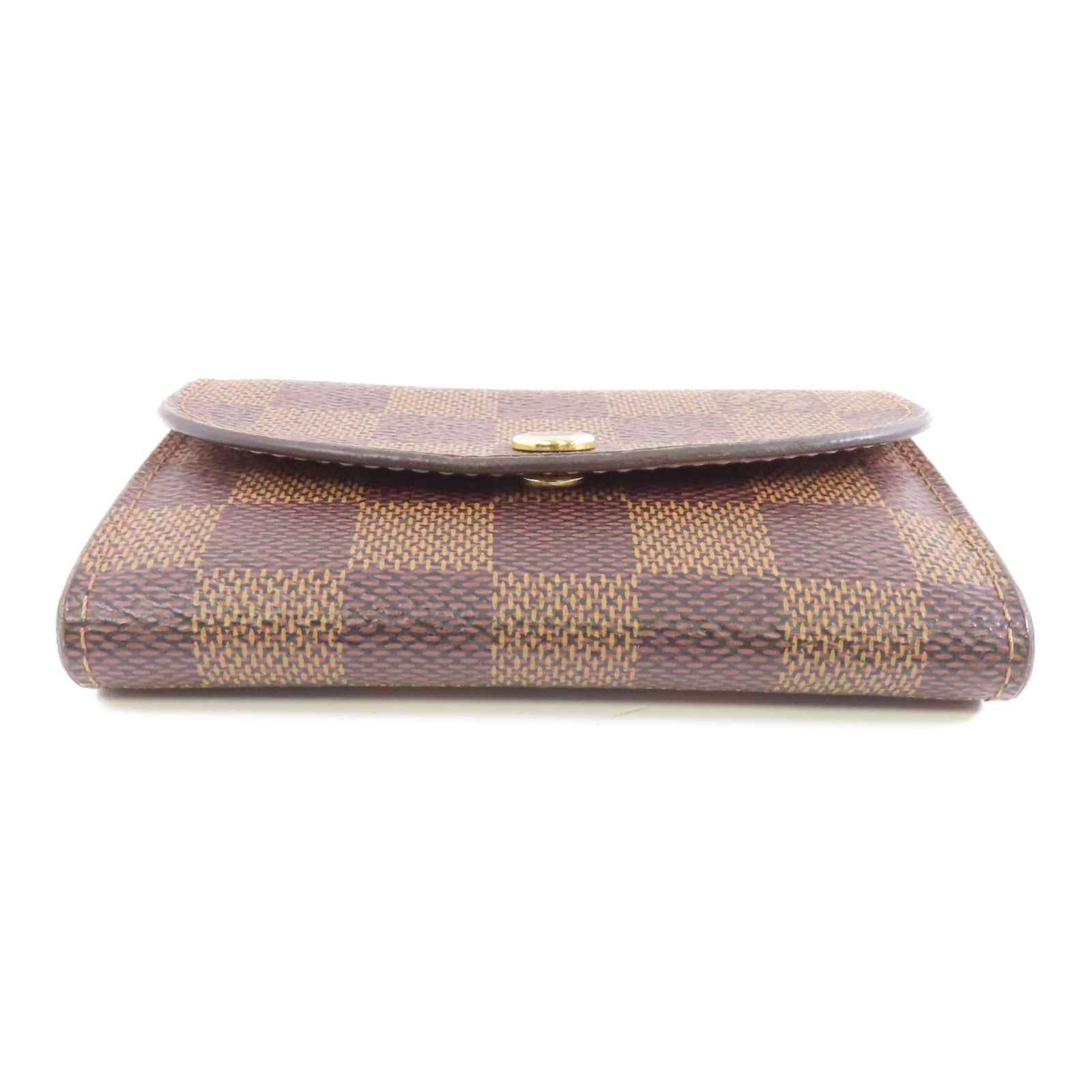 LOUIS VUITTON Damier Rosalie Coin Purse金扣零錢包棕色/粉紅色