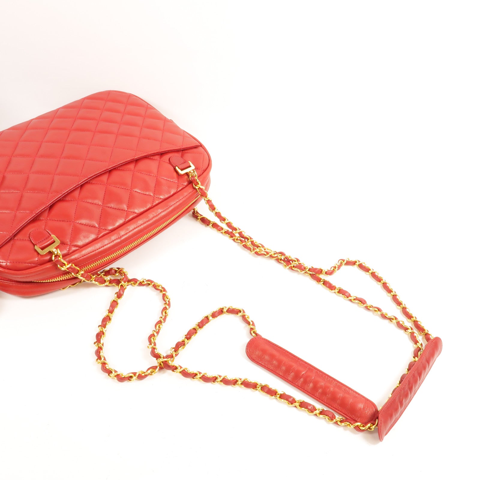 CHANEL 羊皮皮革Vintage Chain Shoulder肩背袋