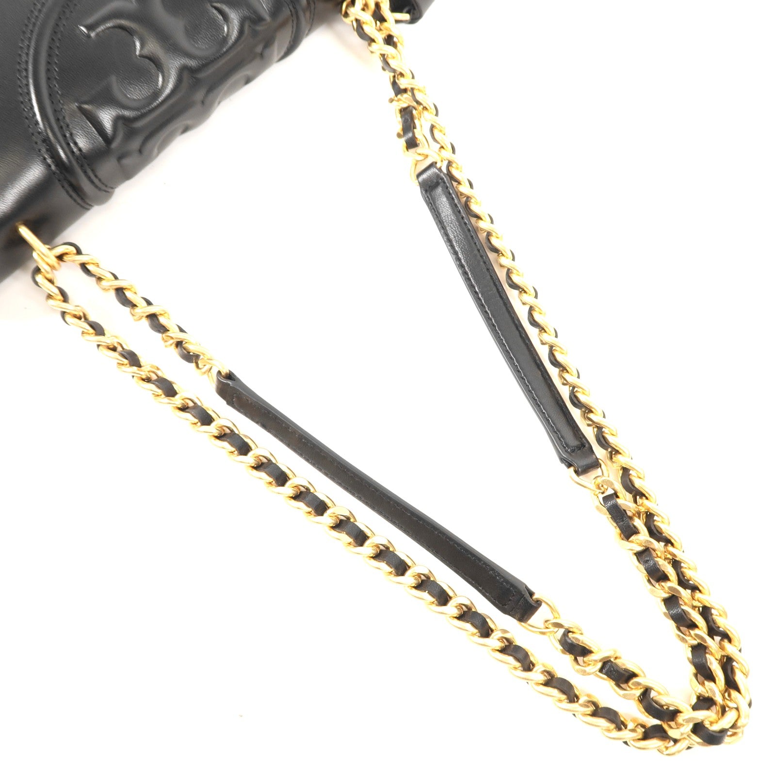 Tory Burch 牛皮皮革Shoulder Bag金扣鏈帶肩背袋