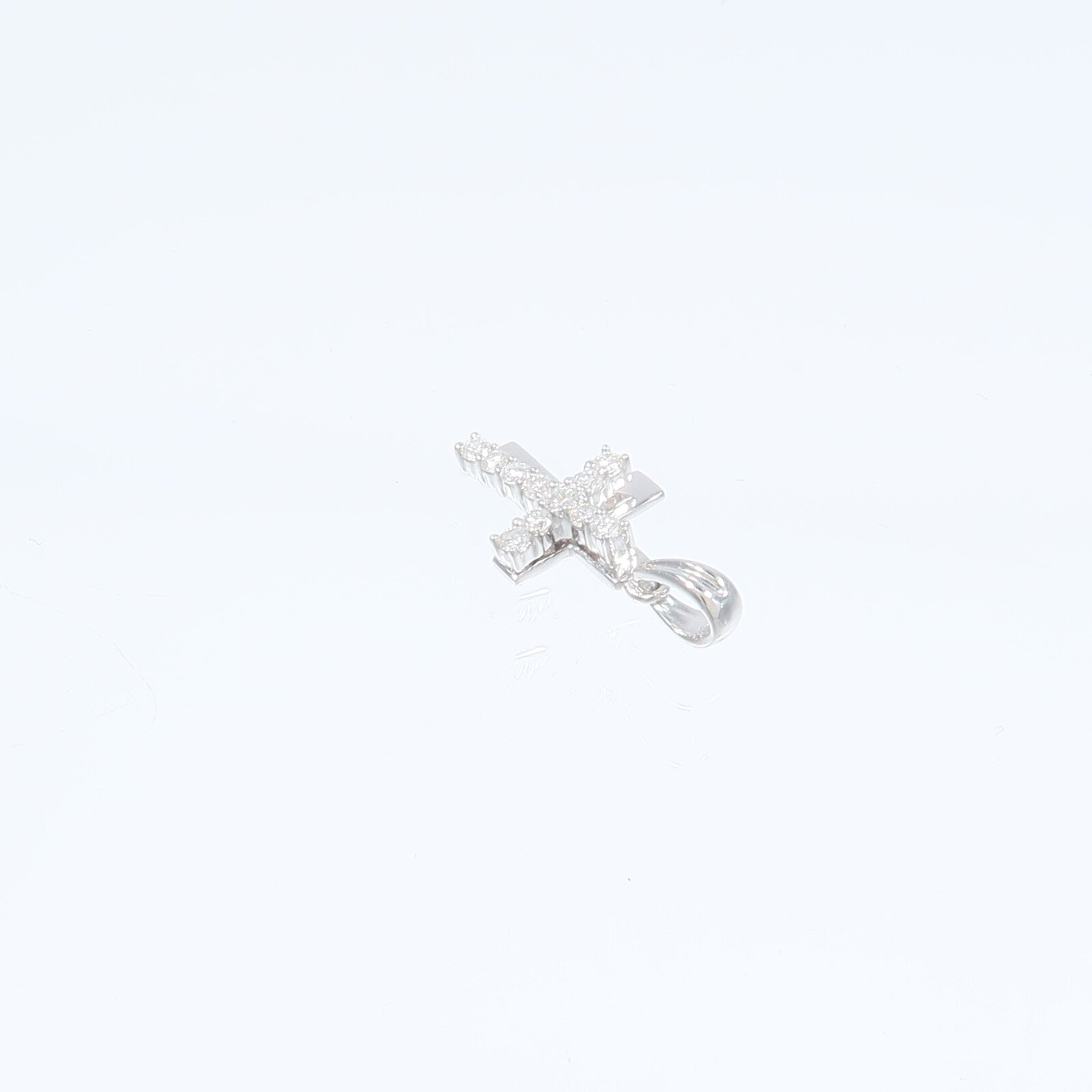 JEWELRY 18K白金Diamond Pendant鑽石吊墜