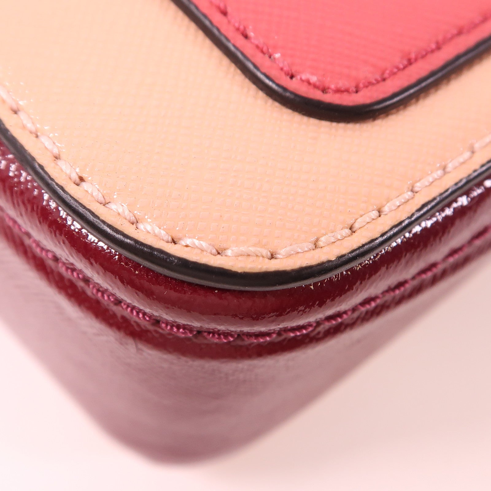 MARC JACOBS 牛皮皮革Shoulder Bag金扣肩背袋