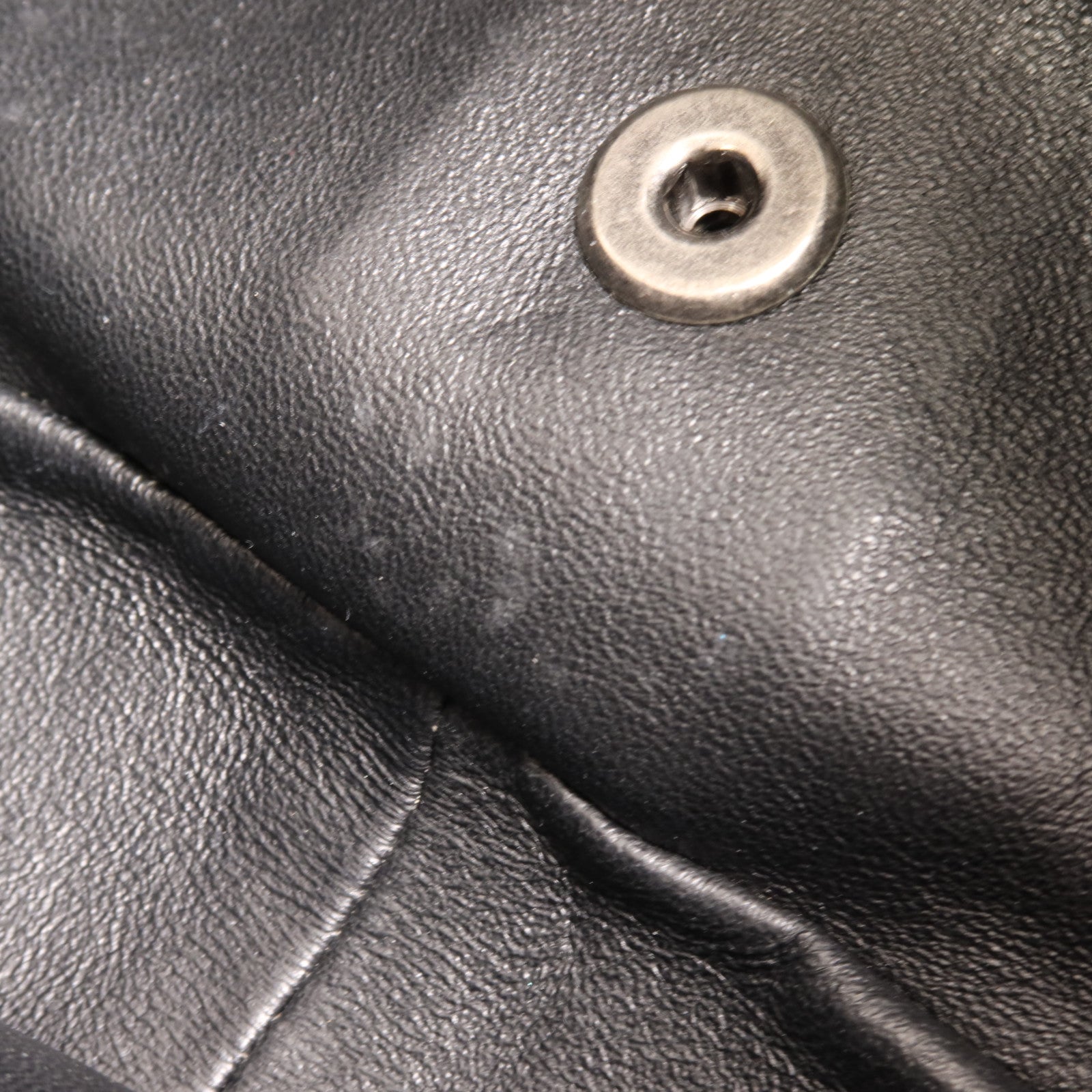 CHANEL 兔毛Chain Shoulder銀扣鏈帶肩背袋