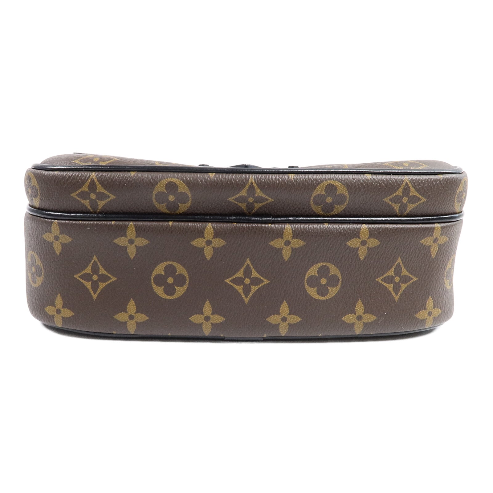 LOUIS VUITTON Monogram Macassar S Lock手挽肩背兩用袋