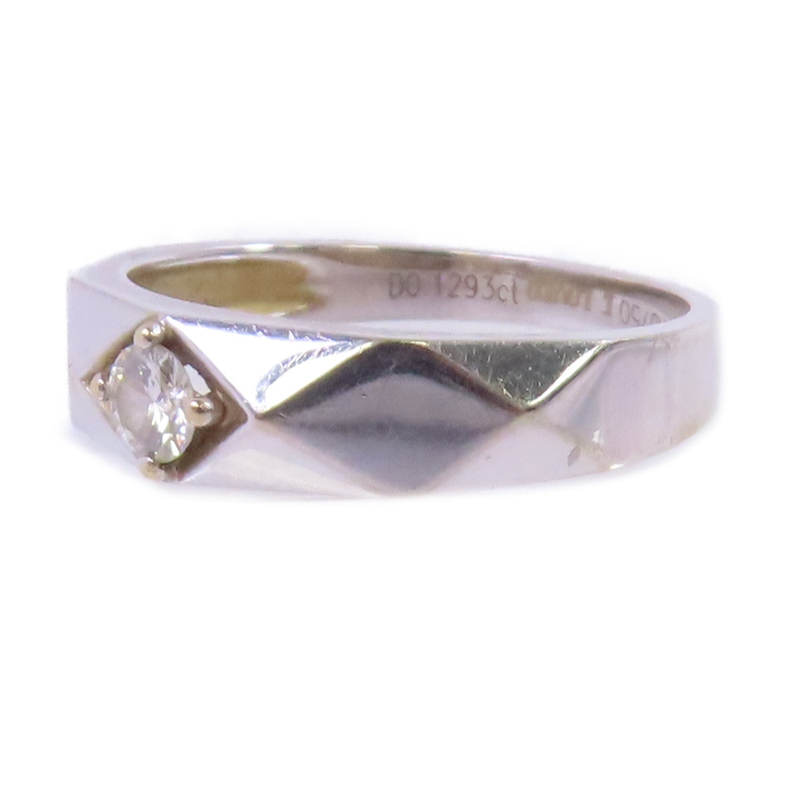 JEWELRY 18K白金/鑽石Diamond Ring戒指US#5.75