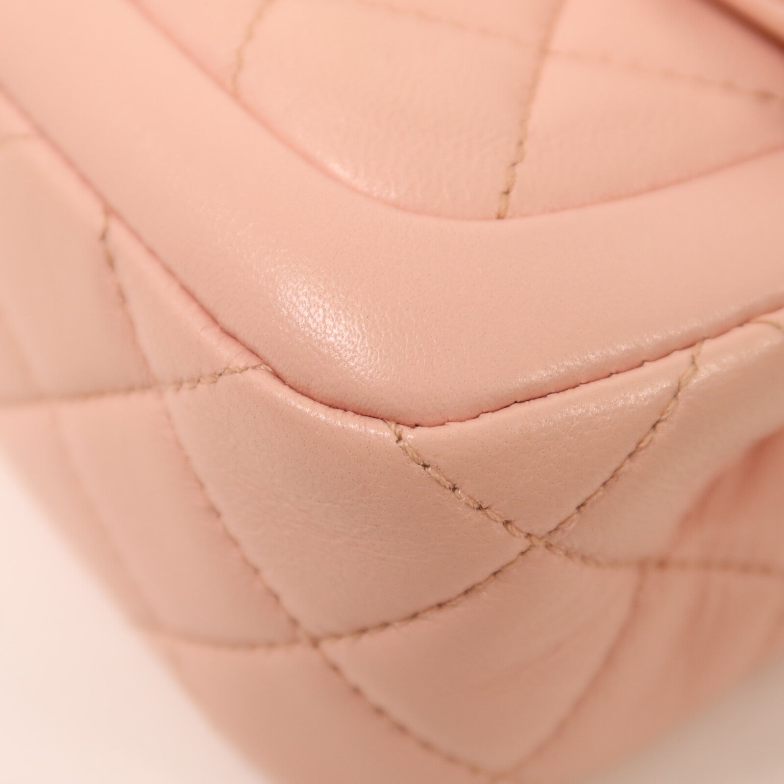 CHANEL 羊皮皮革Chain Flap Bag鏈帶肩背袋
