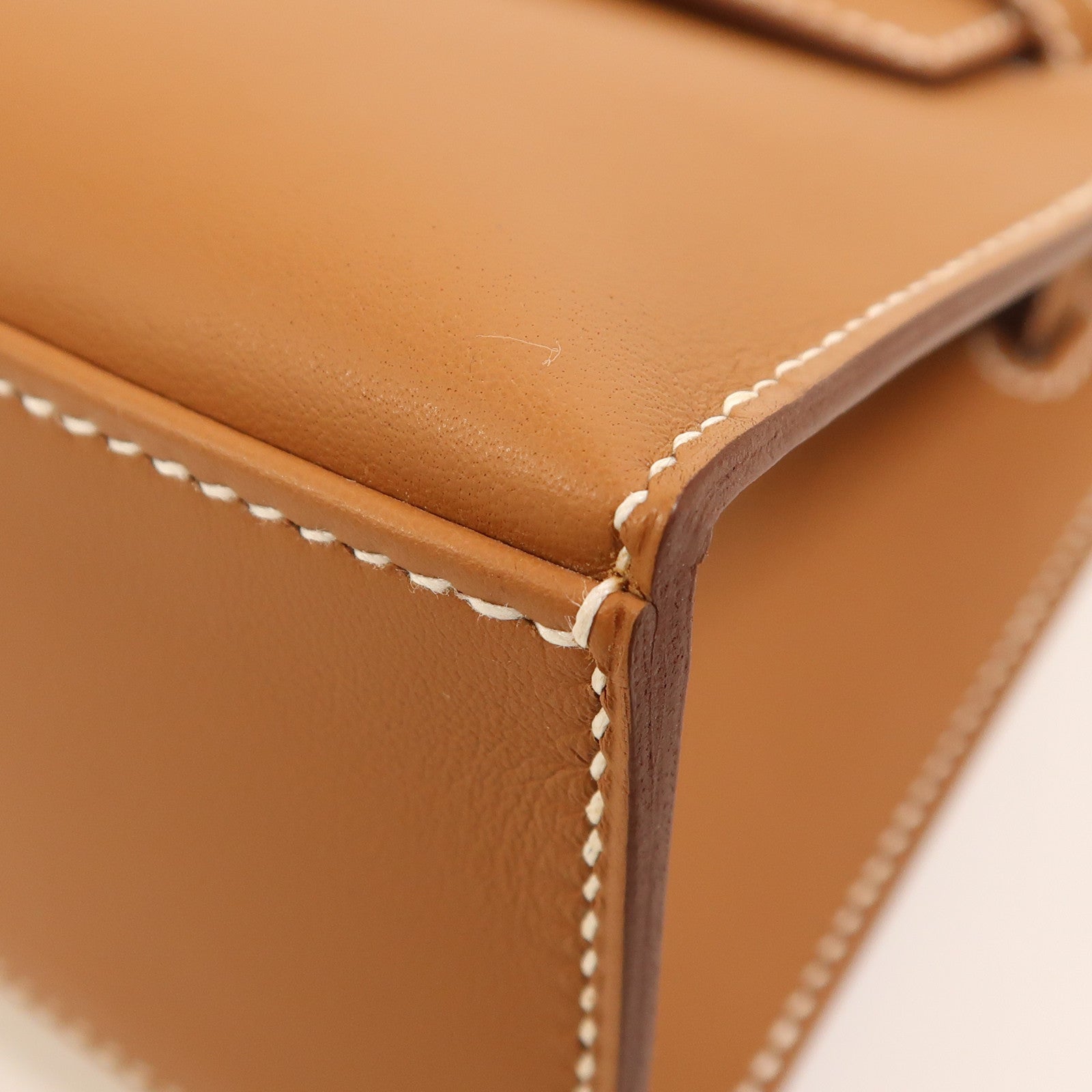 HERMES Swift皮革Kelly Pochette金扣手挽袋