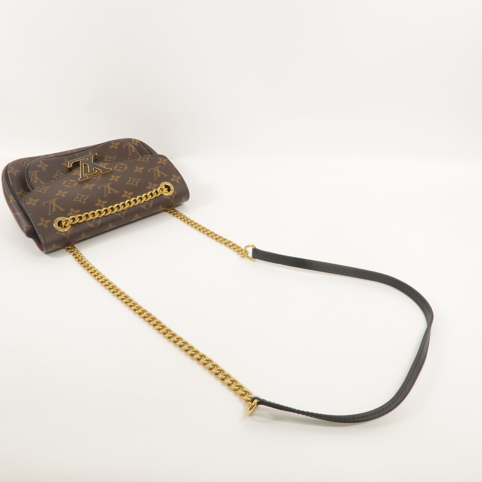 LOUIS VUITTON Monogram Passy鏈帶肩背袋