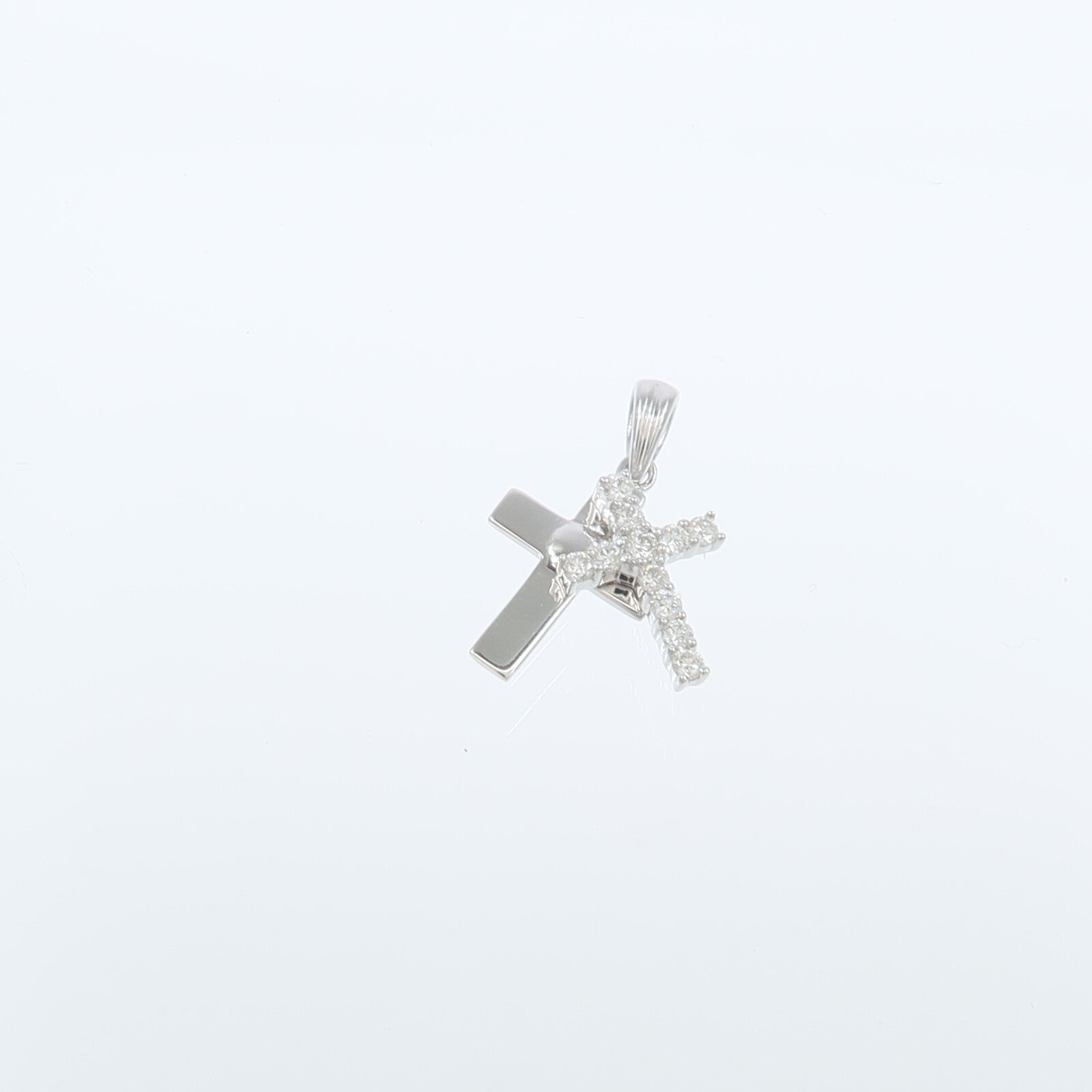 JEWELRY 18K白金Diamond Pendant鑽石吊墜