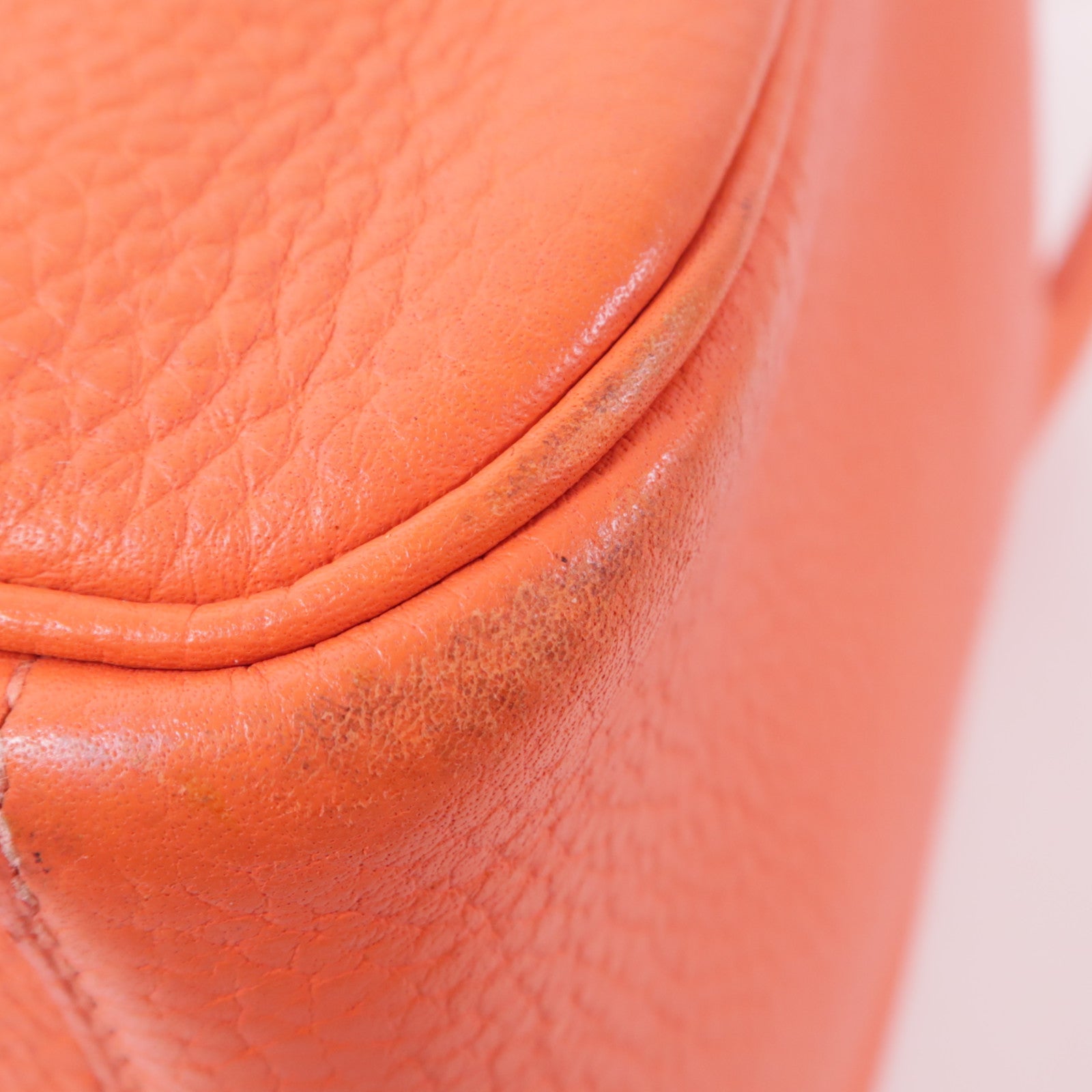 HERMES Clemence皮革Lindy 30銀扣手挽肩背兩用袋Rose Jaipur