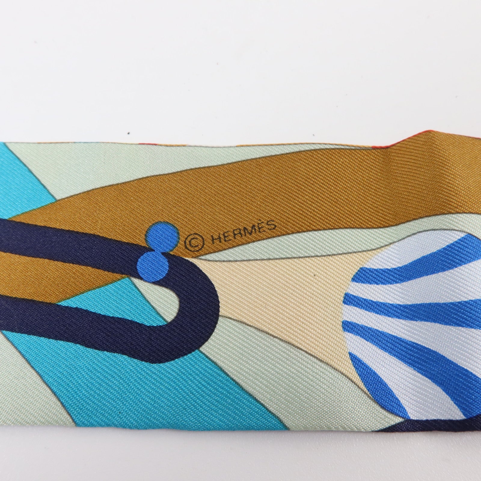 HERMES 絲質Twilly絲巾