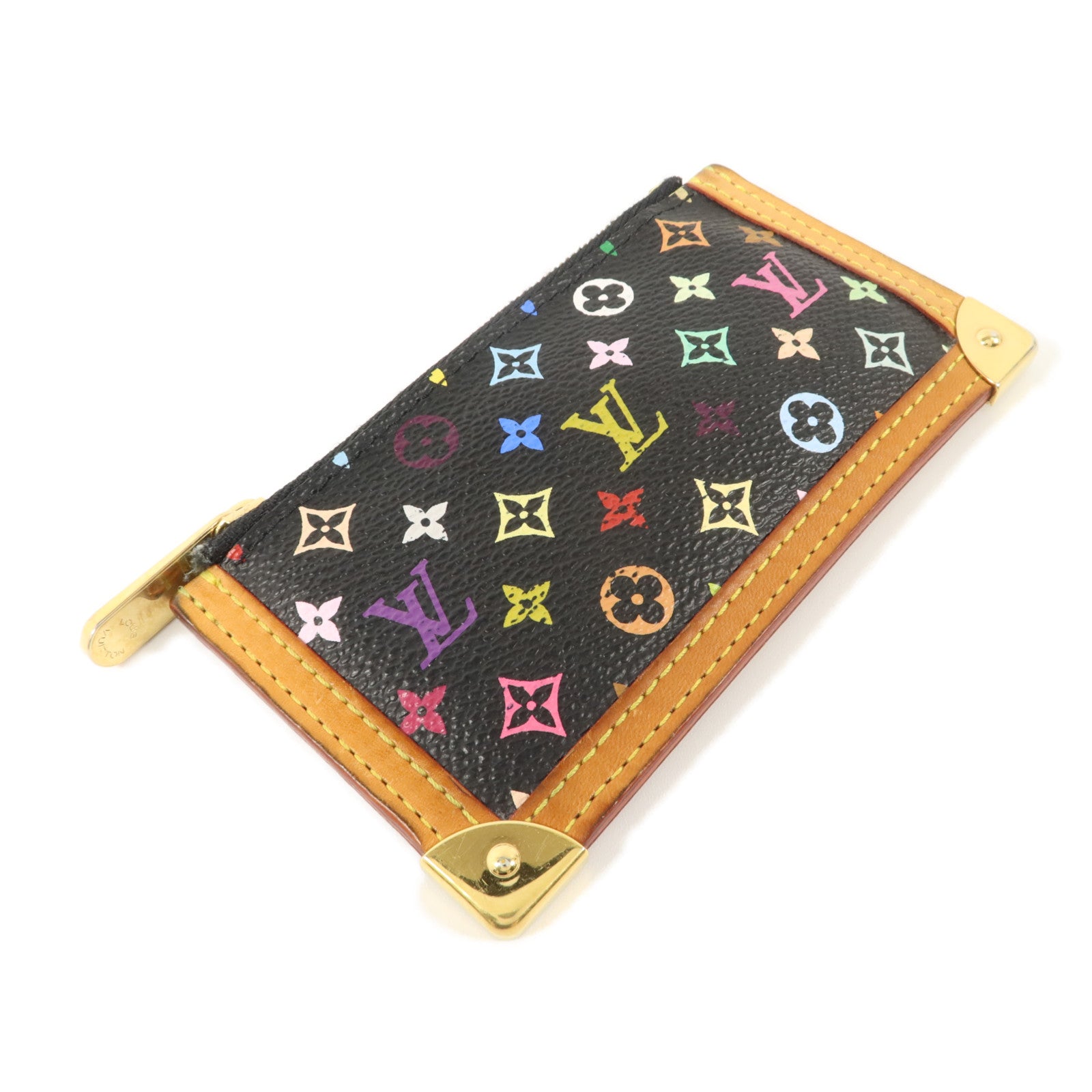 LOUIS VUITTON Monogram Multicolore Pochette Cles Purse零錢包