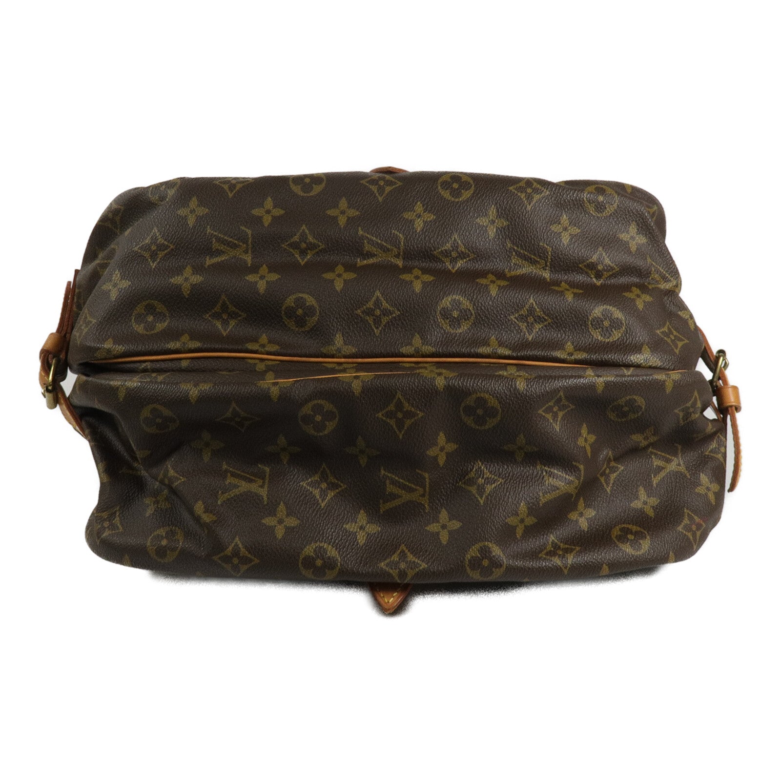 LOUIS VUITTON Monogram Saumur 35金扣肩背袋