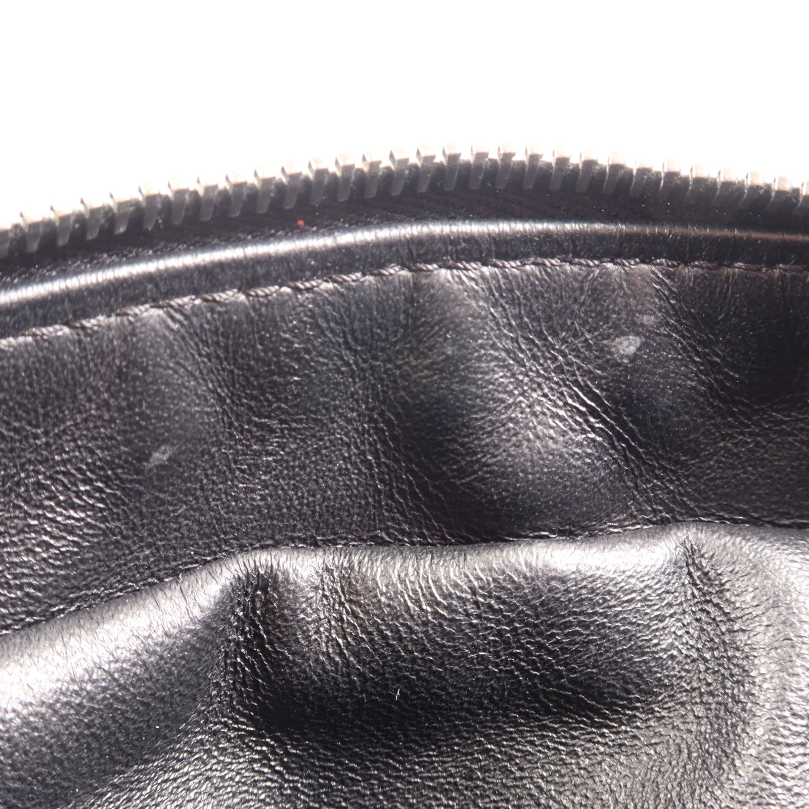 CHANEL 兔毛Chain Shoulder銀扣鏈帶肩背袋