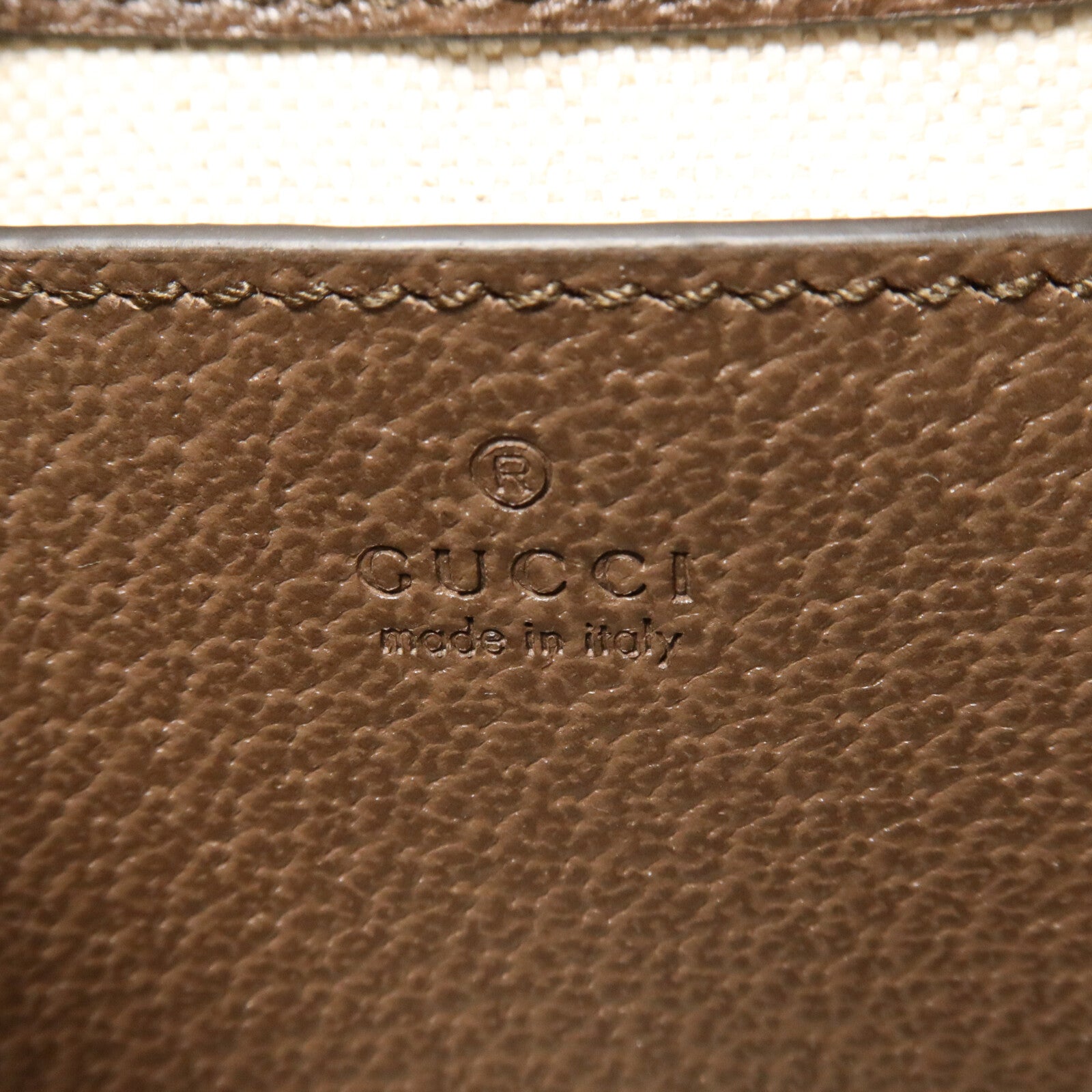 GUCCI 塗層帆布Ophidia GG Mini Bag鏈帶手挽袋
